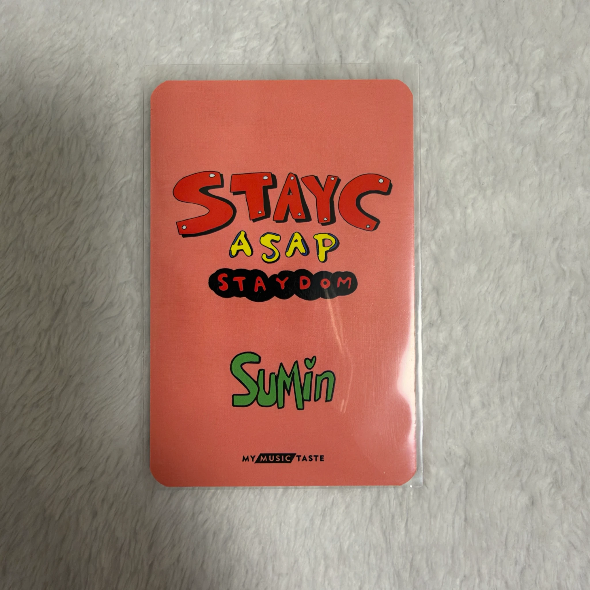 STAYC Sumin STAYC - Sumin - STAYDOM Album mymusictaste (mmt) pob (pre-order benefit) listing photo 2
