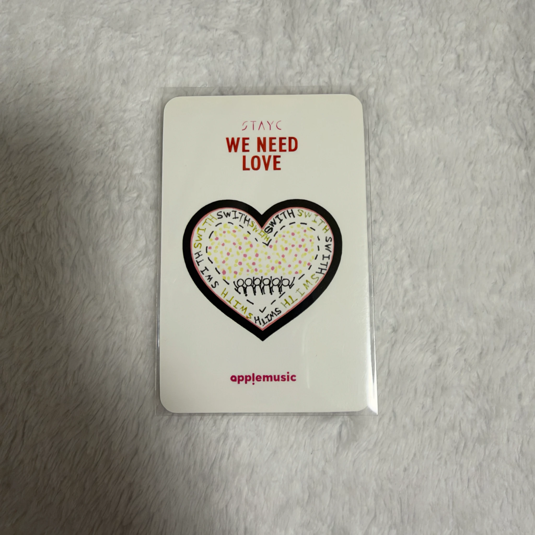 STAYC Sumin STAYC - Sumin - WE NEED LOVE Album apple music pob (pre-order benefit) listing photo 2