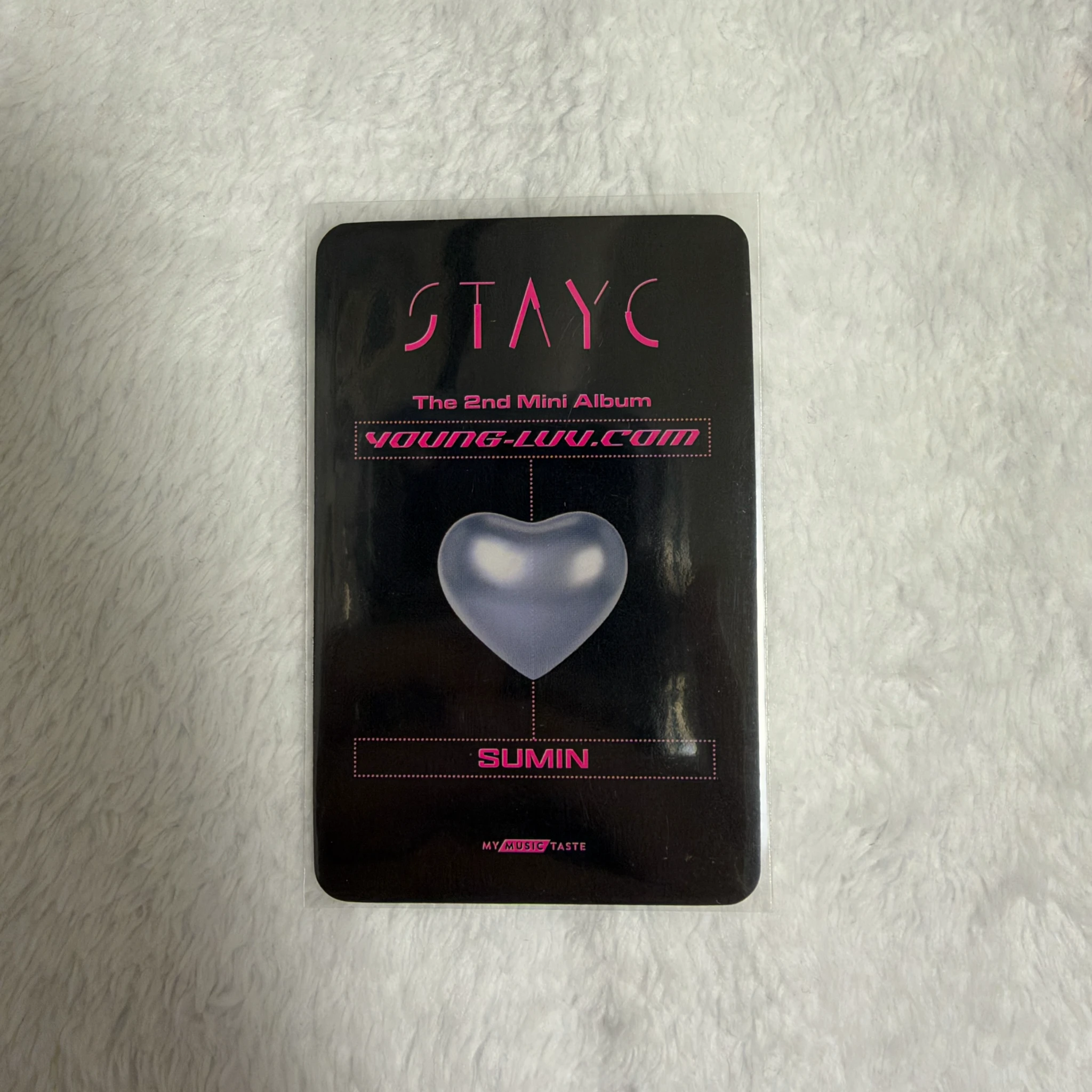 STAYC Sumin STAYC - Sumin - YOUNG-LUV.COM Album mymusictaste (mmt) pob (pre-order benefit) listing photo 2