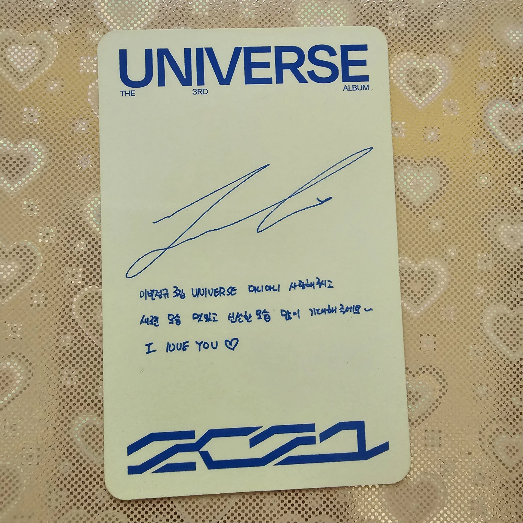 NCT Jaemin NCT - Jaemin - Universe Album album photocard jewel case version listing photo 2