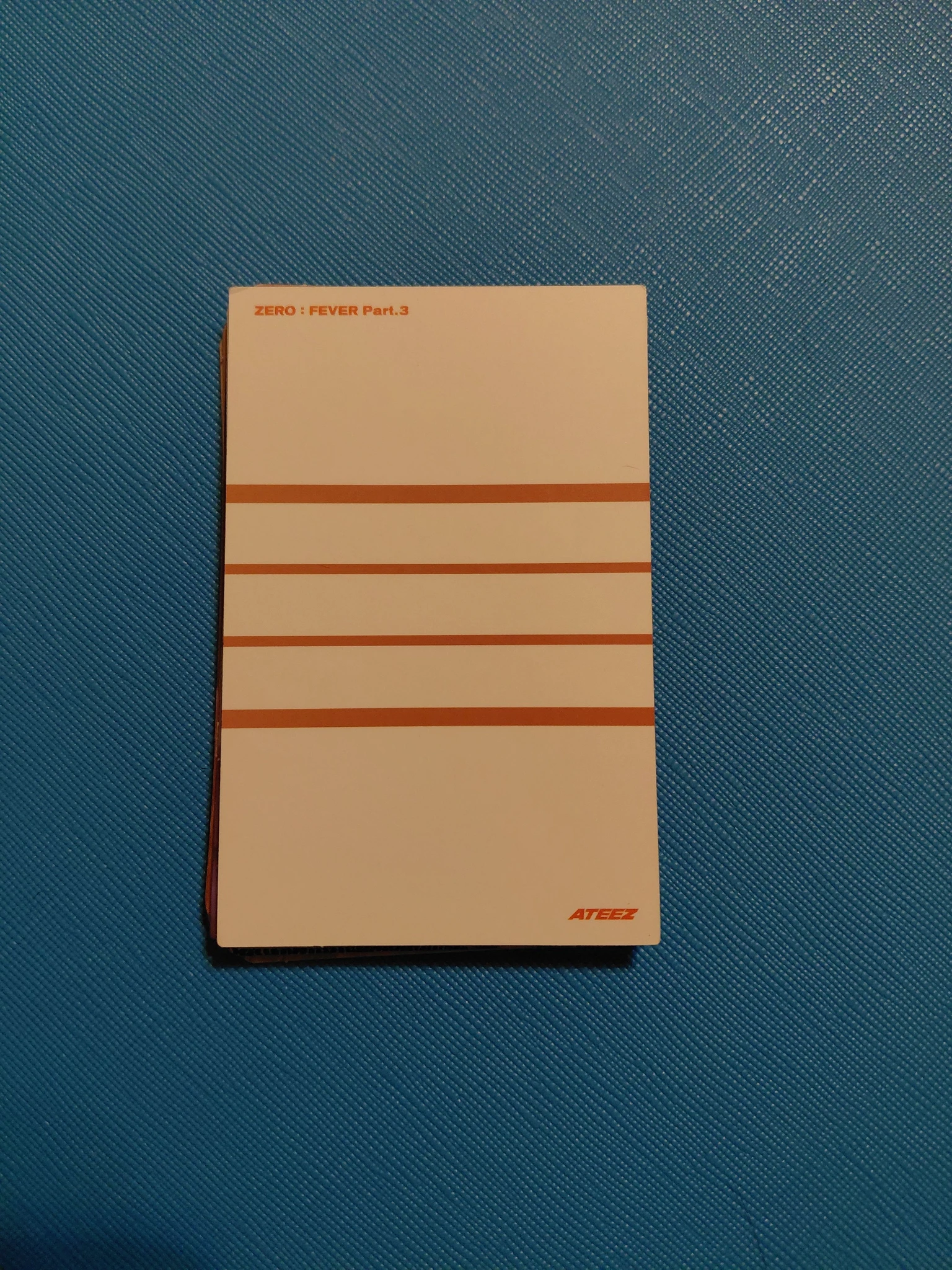 ATEEZ Yunho ATEEZ - Yunho - ZERO : FEVER Part.3 Album album photocard diary version limited version listing photo 2