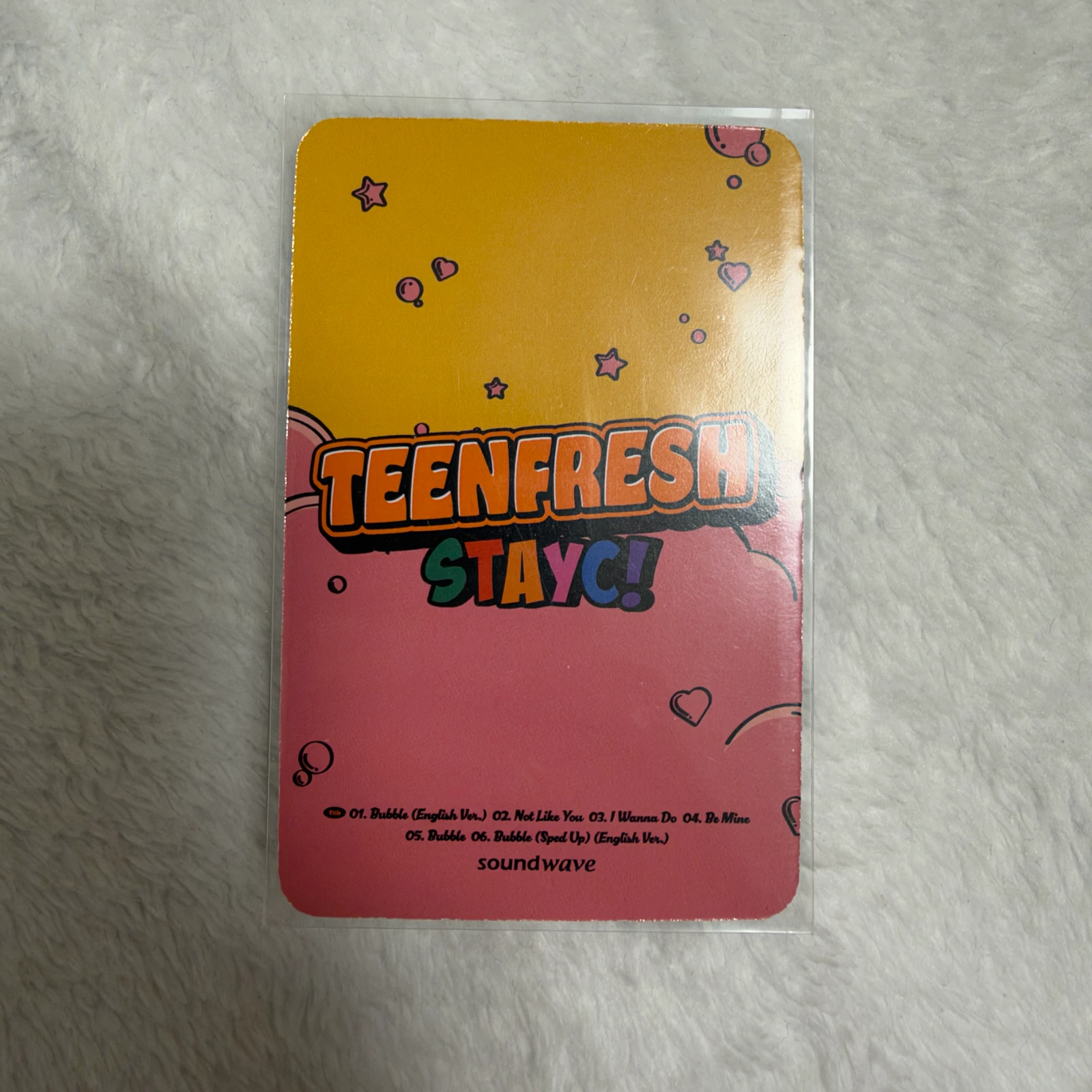 STAYC Sumin STAYC - Sumin - TEENFRESH Album fansign round 2 soundwave listing photo 2