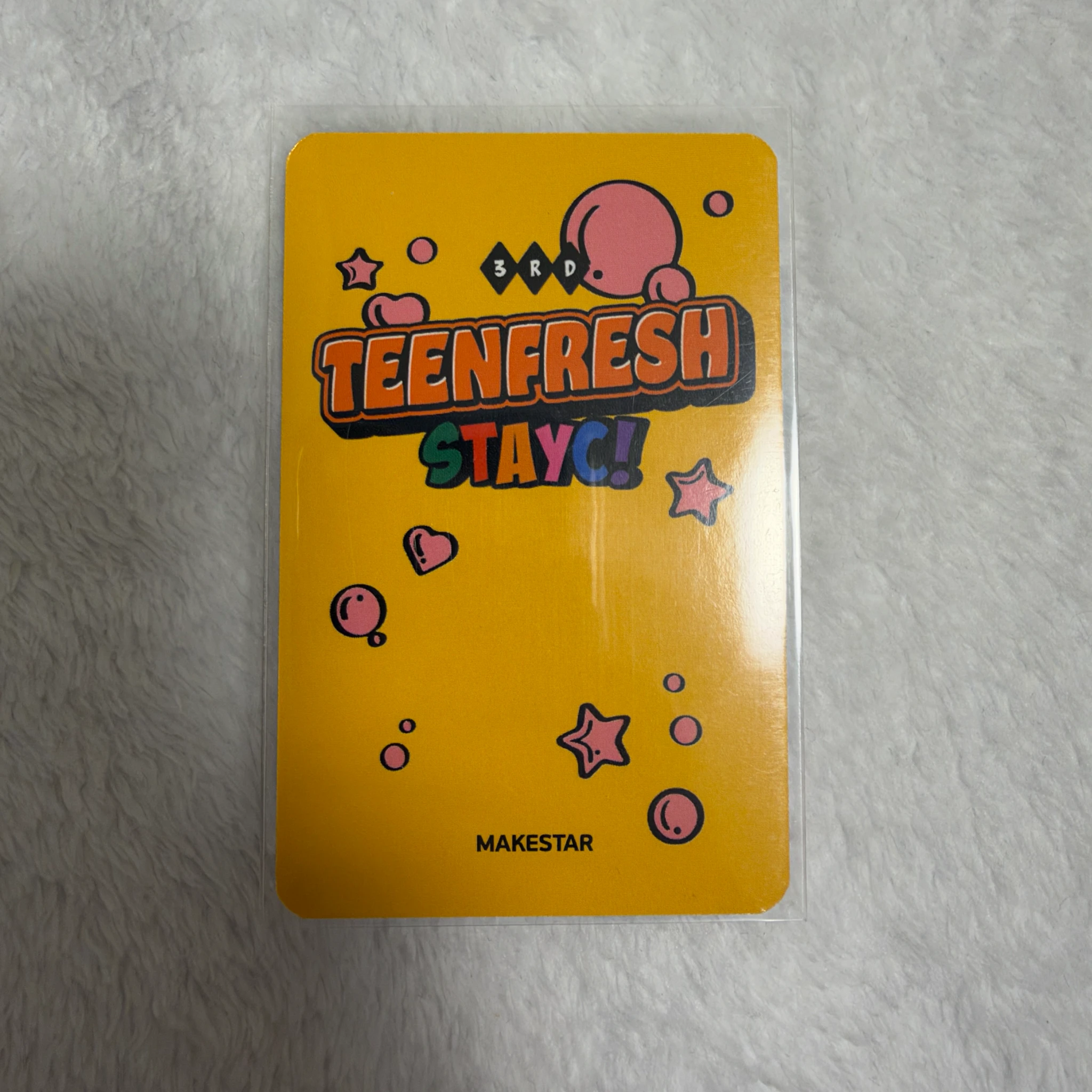 STAYC STAYC - Sumin & Yoon - TEENFRESH Album winner benefit makestar round 3 video call (fancall) fansign listing photo 2