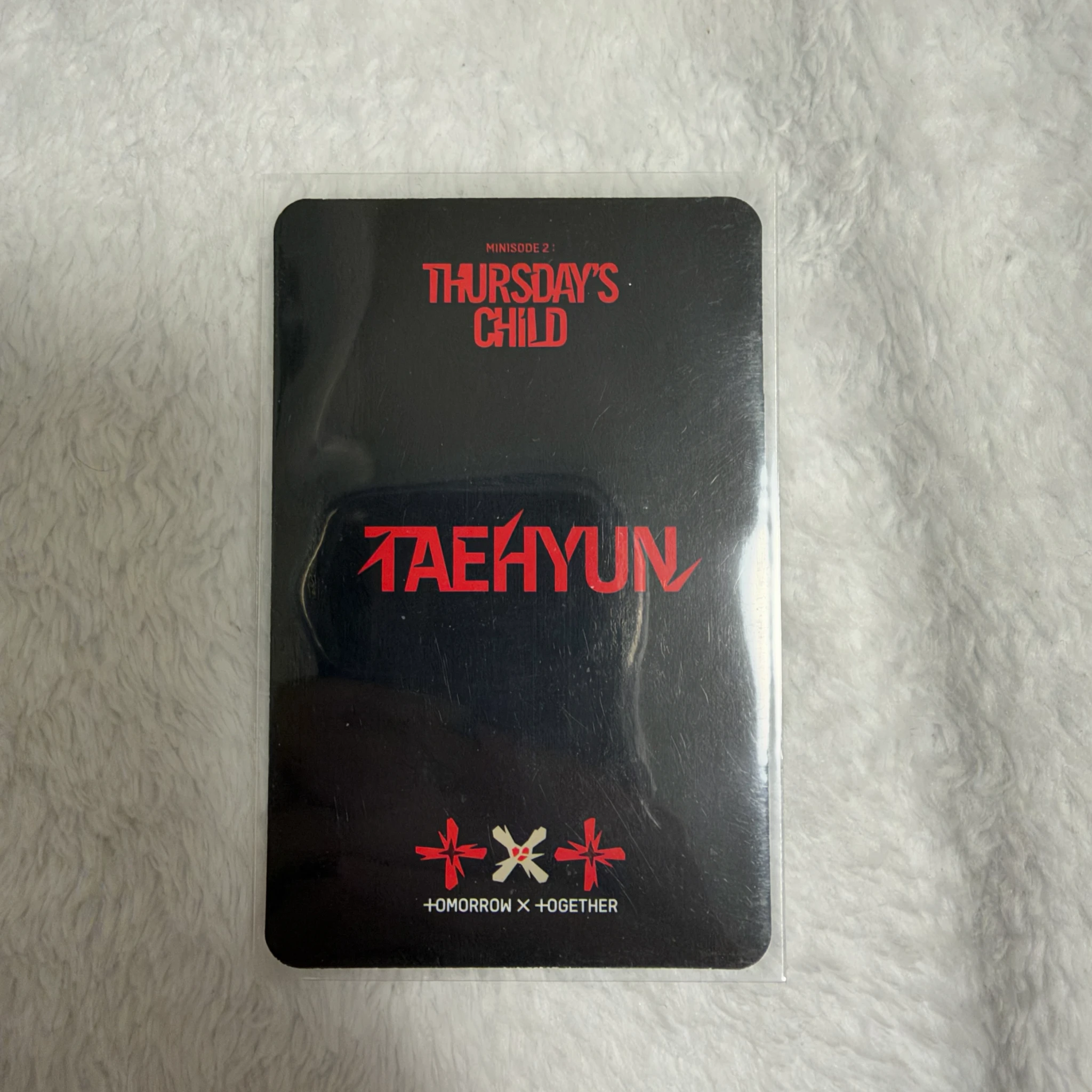 TOMORROW X TOGETHER Taehyun TOMORROW X TOGETHER - Taehyun - Minisode 2: Thursday's Child Album album photocard hate ver. listing photo 2