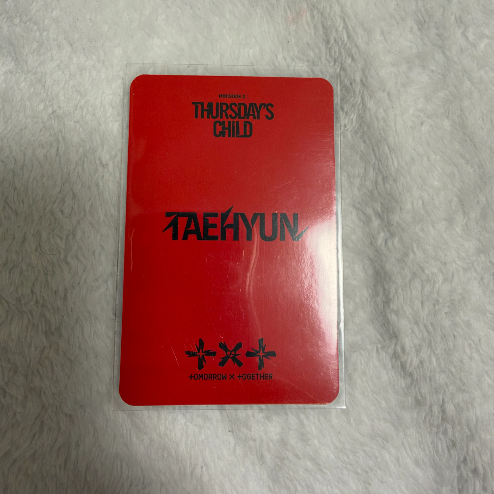 TOMORROW X TOGETHER Taehyun TOMORROW X TOGETHER - Taehyun - Minisode 2: Thursday's Child Album mess ver album photocard listing photo 2