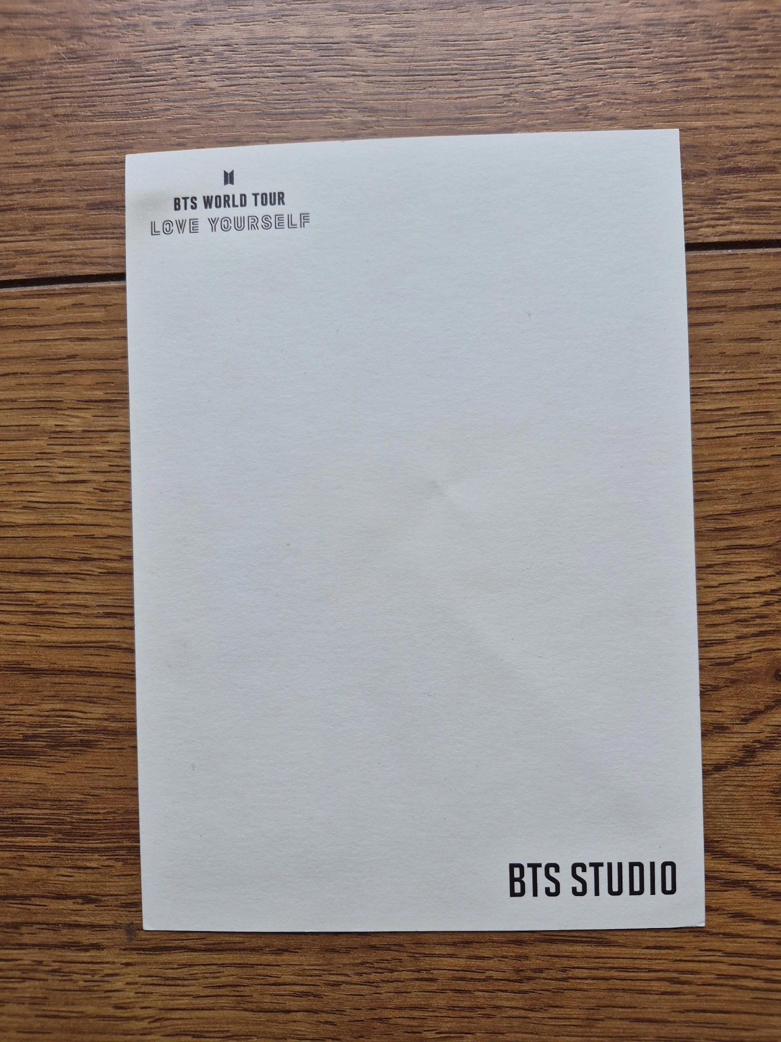 BTS BTS - BTS Studio Postcards Event postcard listing photo 2