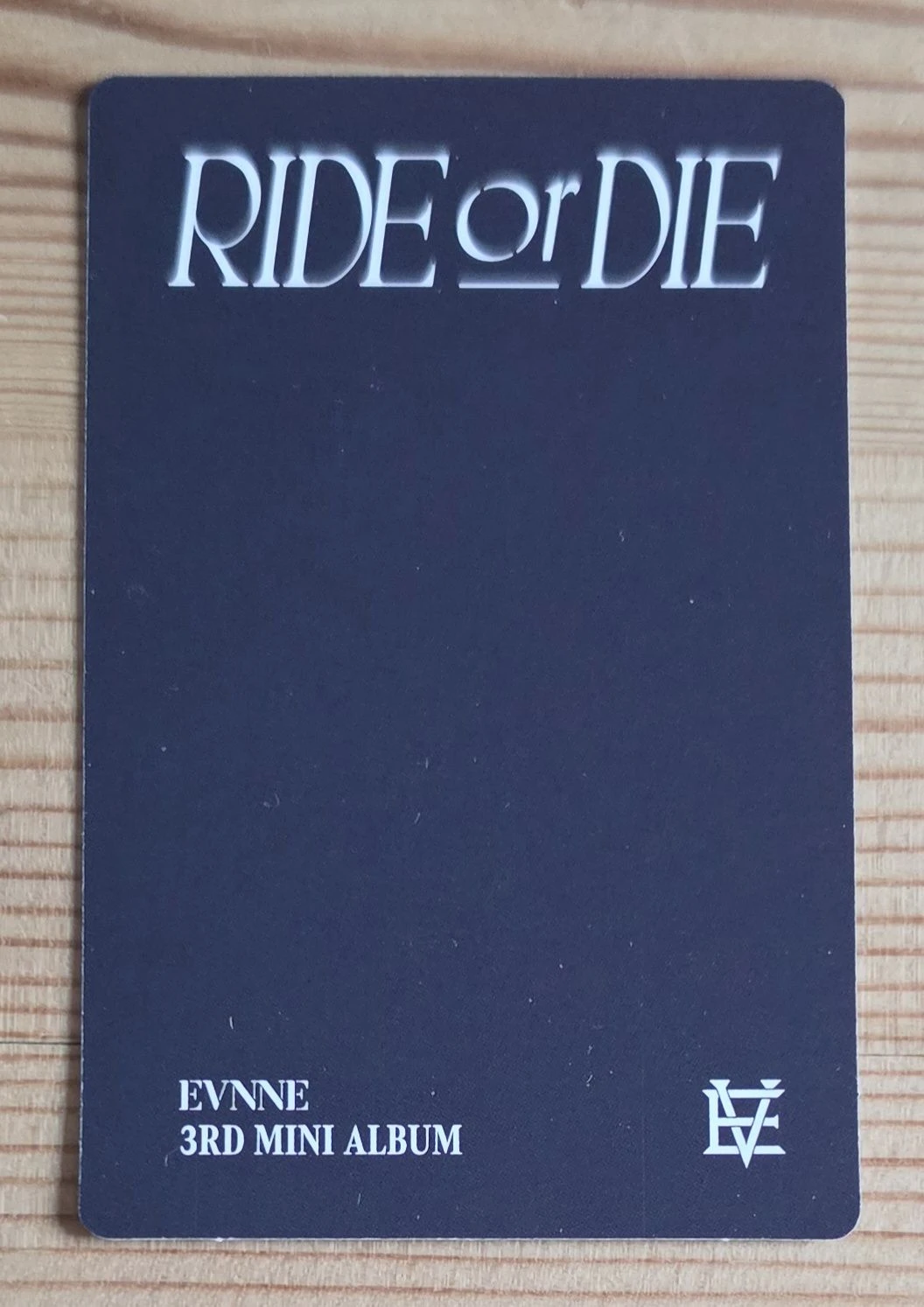 EVNNE Ji Yunseo EVNNE - Ji Yunseo - RIDE or DIE Album poca album truth version listing photo 2