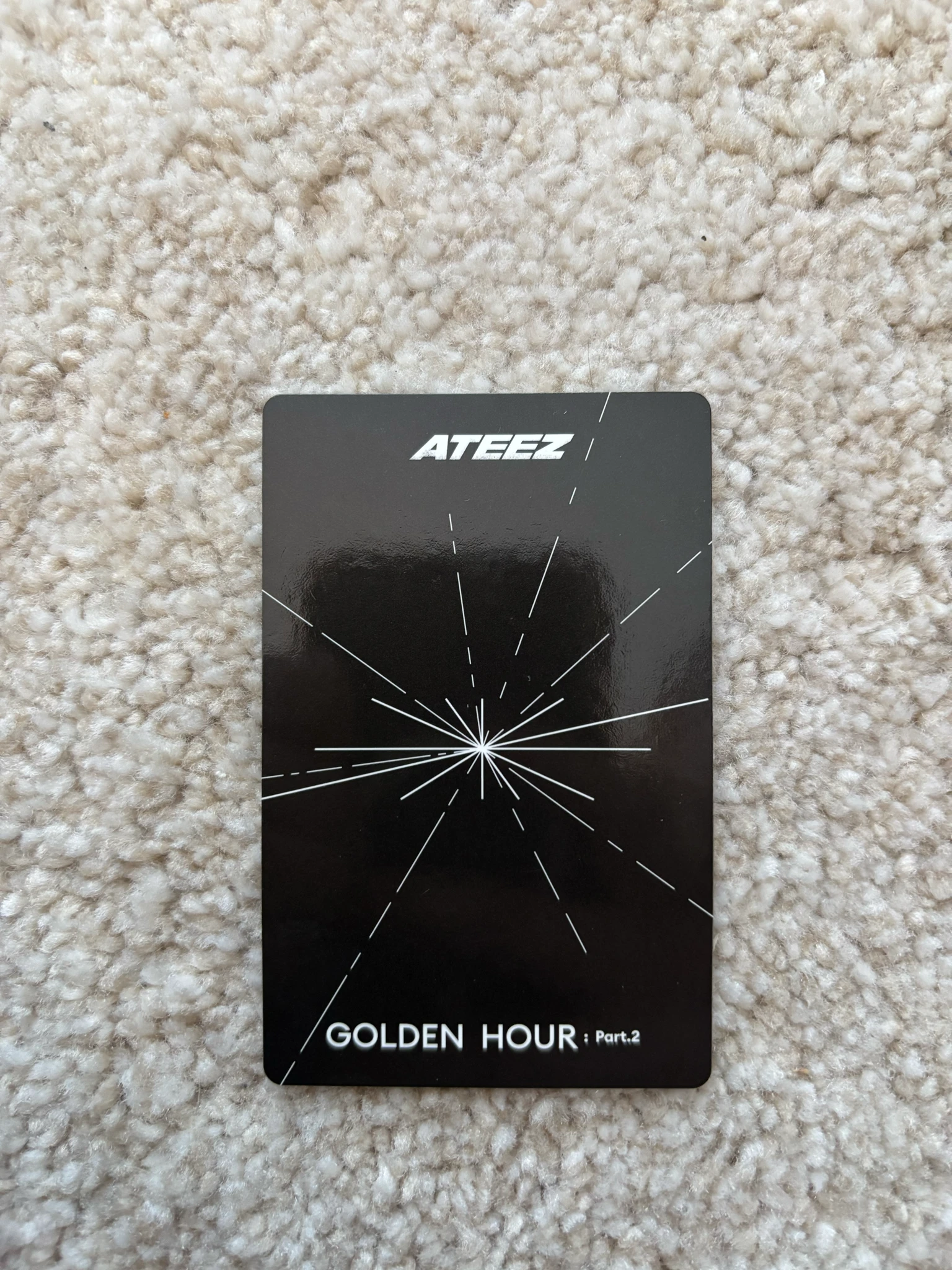 ATEEZ Hongjoong ATEEZ - Hongjoong - Golden Hour : Part 2 Album album photocard digipack version version 3 listing photo 2