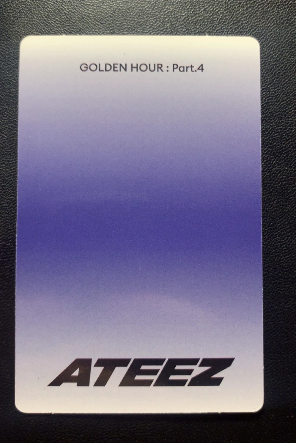 ATEEZ San ATEEZ - San - Golden Hour : Part.4 Album album photocard poca album listing photo 2