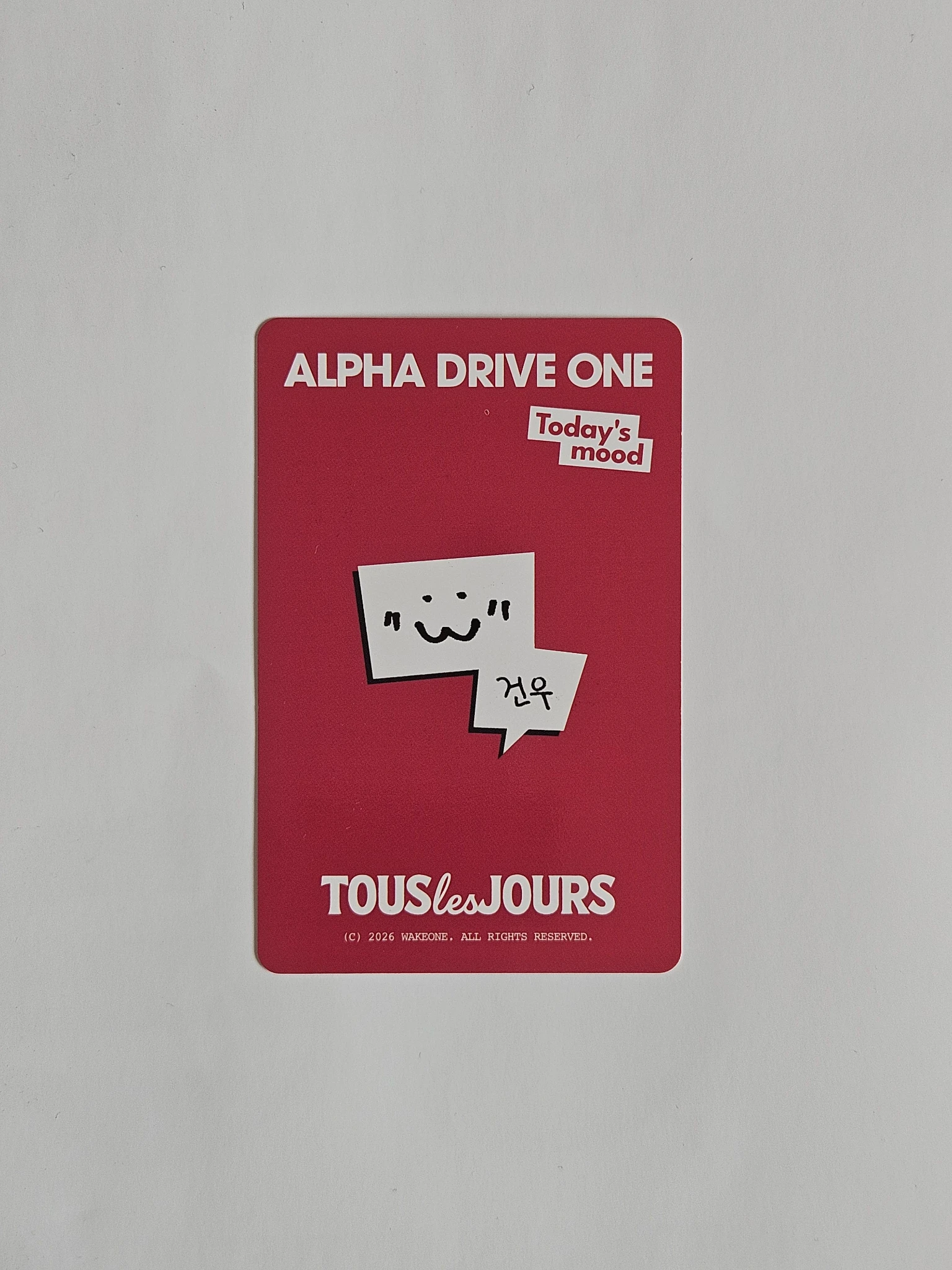 ALPHA DRIVE ONE Geonwoo ALPHA DRIVE ONE - Geonwoo - TOUS LES JOURS Collaboration Other photocard set brand collaboration heart version cake version listing photo 2