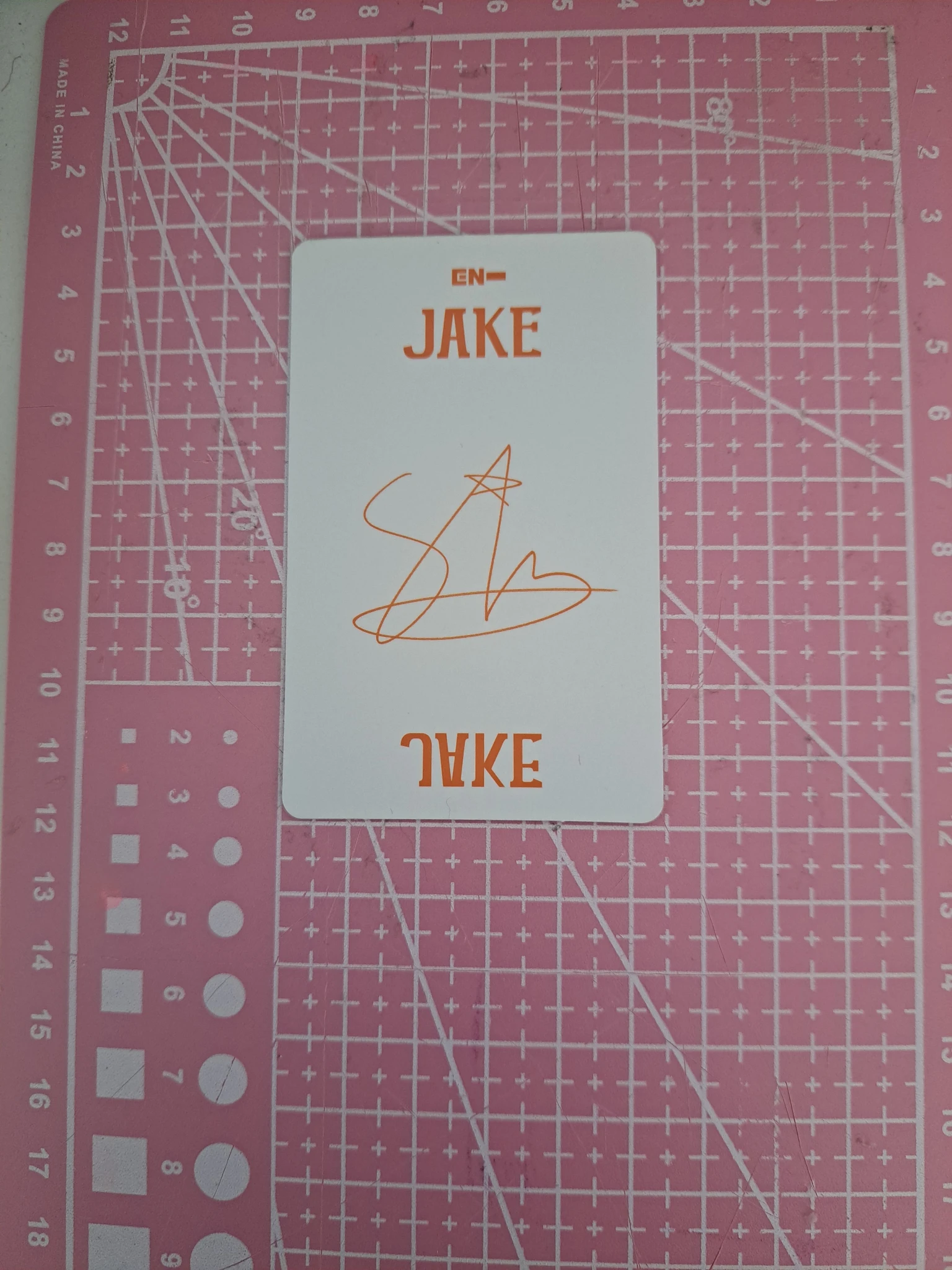ENHYPEN Jake ENHYPEN - Jake - DIMENSION: DILEMMA Album korean album holographic (hologram) album photocard odysseus version listing photo 2