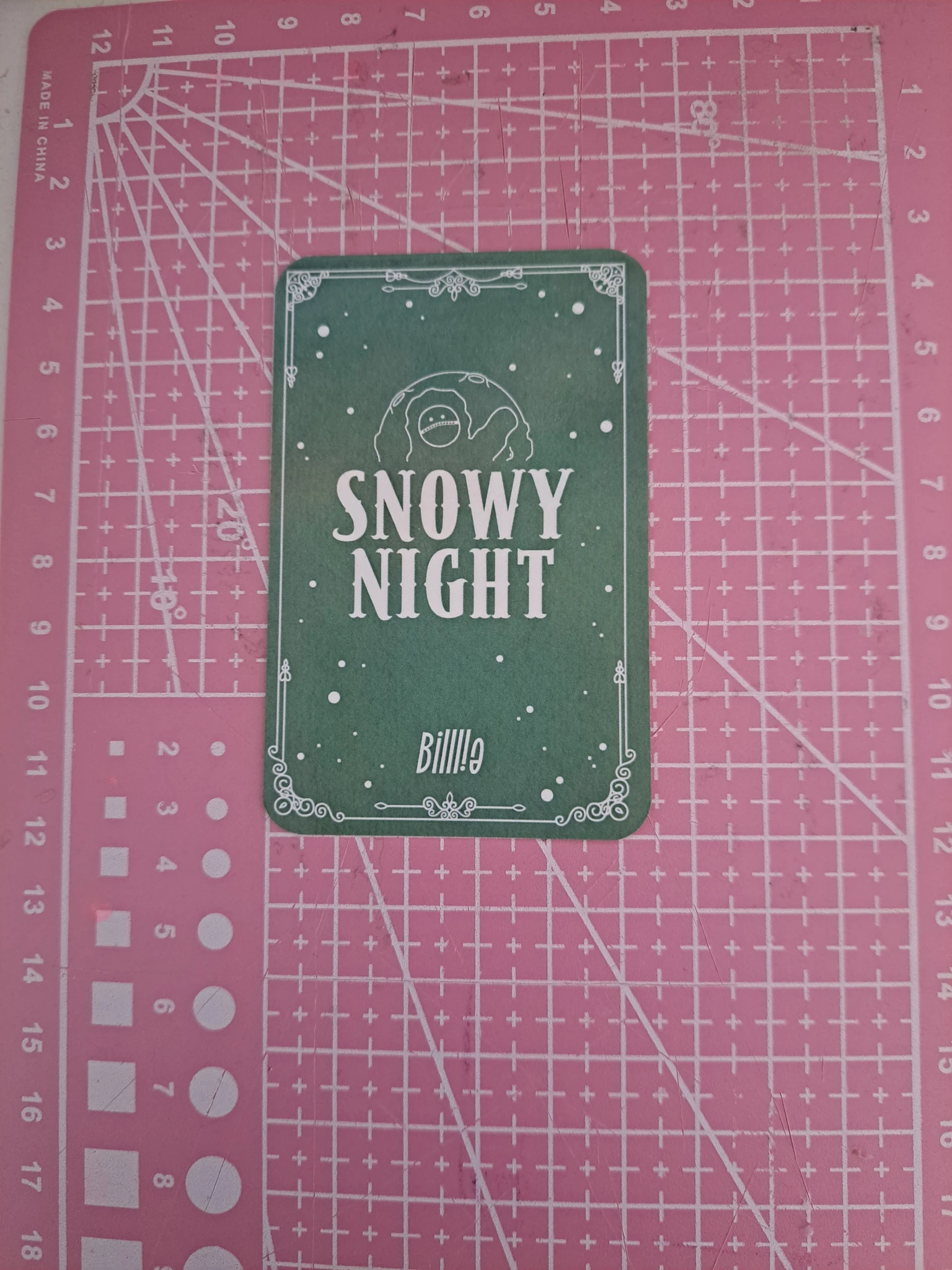 Billlie Billlie - Sheon & Siyoon & Haruna - Snowy Night Album merch photocard tin case listing photo 2