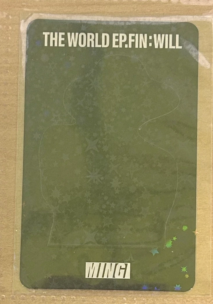 ATEEZ Mingi ATEEZ - Mingi - THE WORLD EP.FIN: WILL Album album inclusion platform version standee listing photo 2