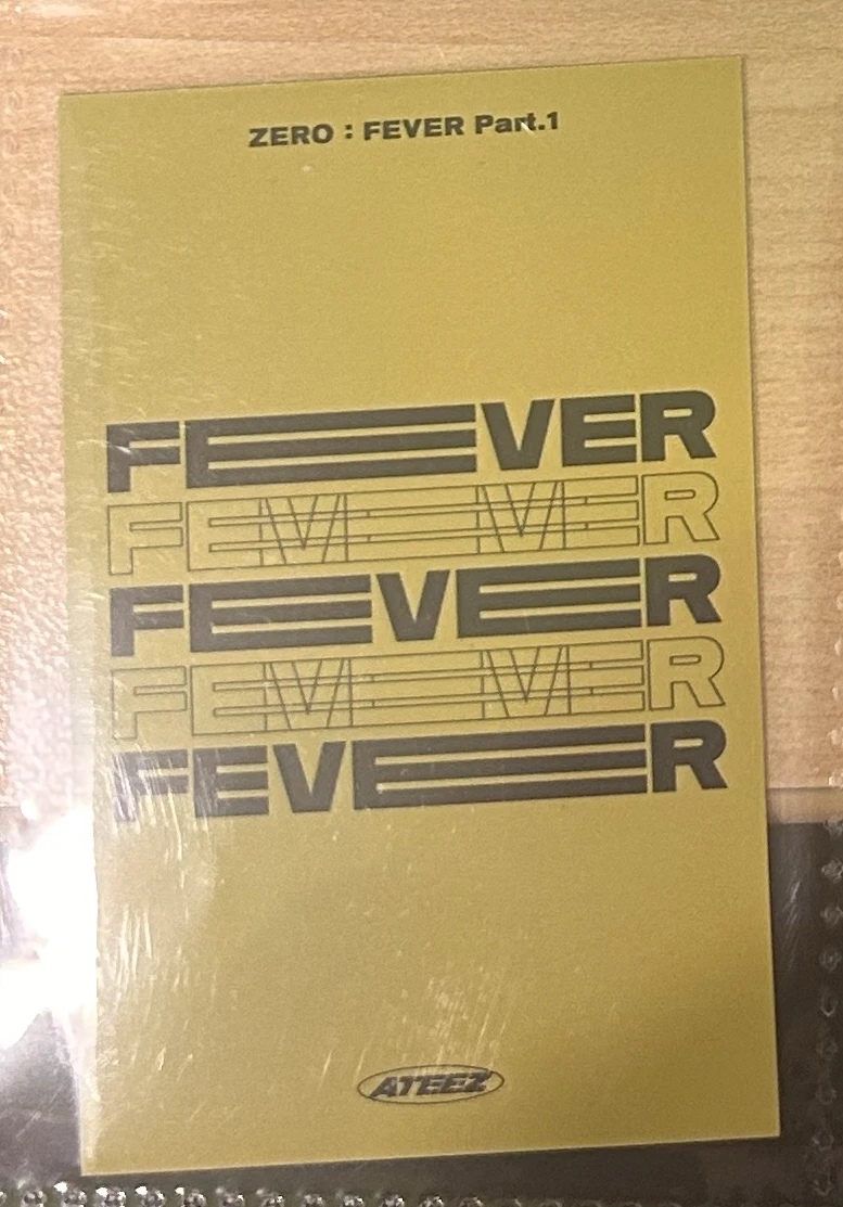 ATEEZ Jongho ATEEZ - Jongho - ZERO : FEVER Part.1 Album album photocard Platform Thanxx ver. image card listing photo 2