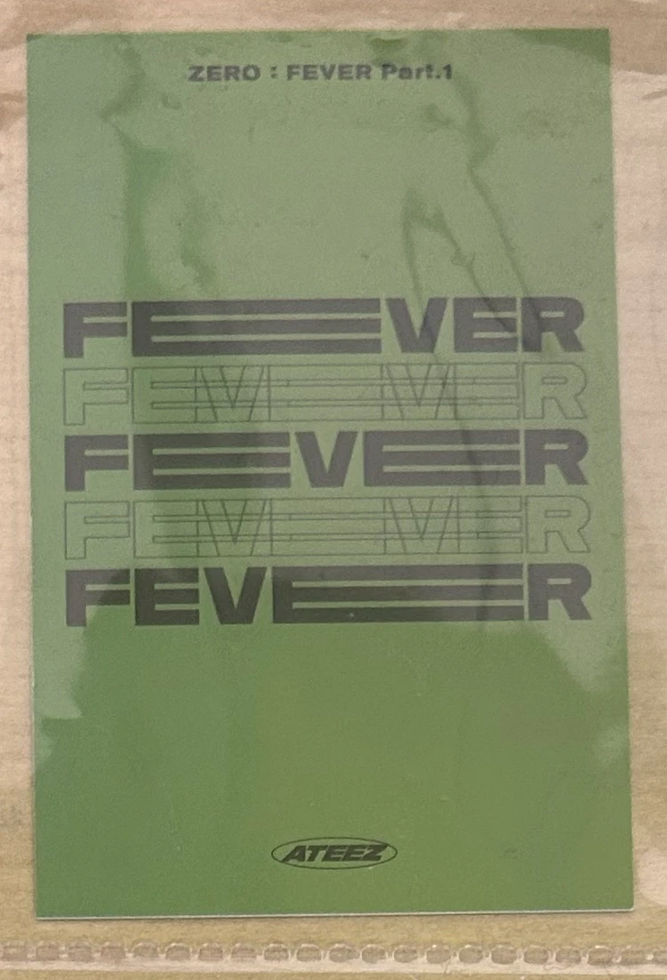 ATEEZ San ATEEZ - San - ZERO : FEVER Part.1 Album album photocard Platform Thanxx ver. image card listing photo 2