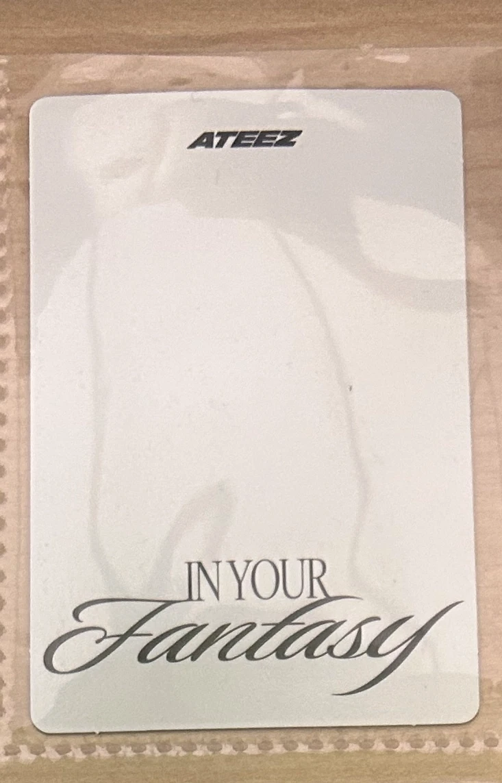 ATEEZ Hongjoong ATEEZ - Hongjoong - Golden Hour : Part.3 'In Your Fantasy Edition' Album poca album album photocard listing photo 2