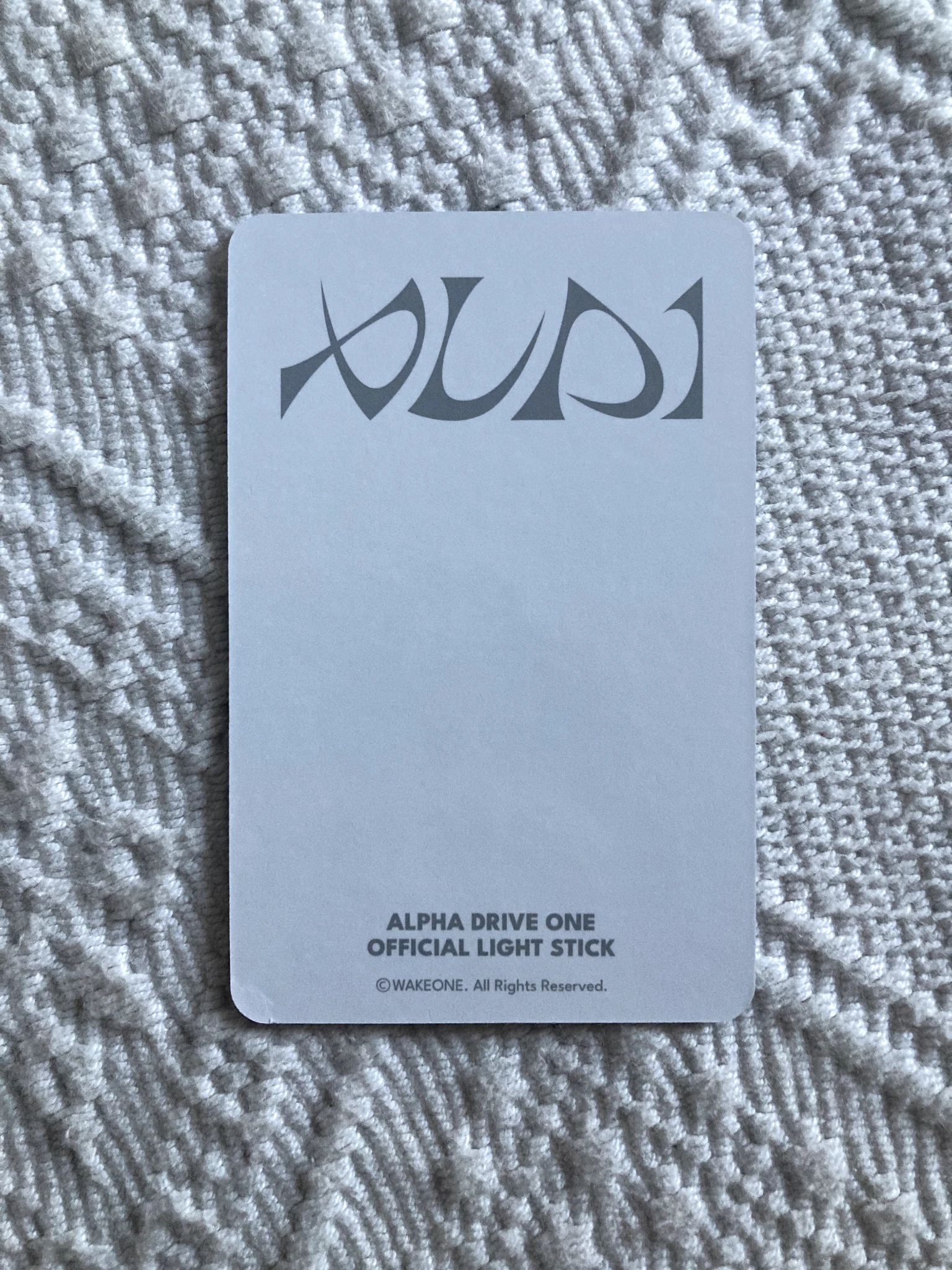 ALPHA DRIVE ONE Anxin ALPHA DRIVE ONE - Anxin - Alpha Drive One Official Light Stick Other merch photocard listing photo 2