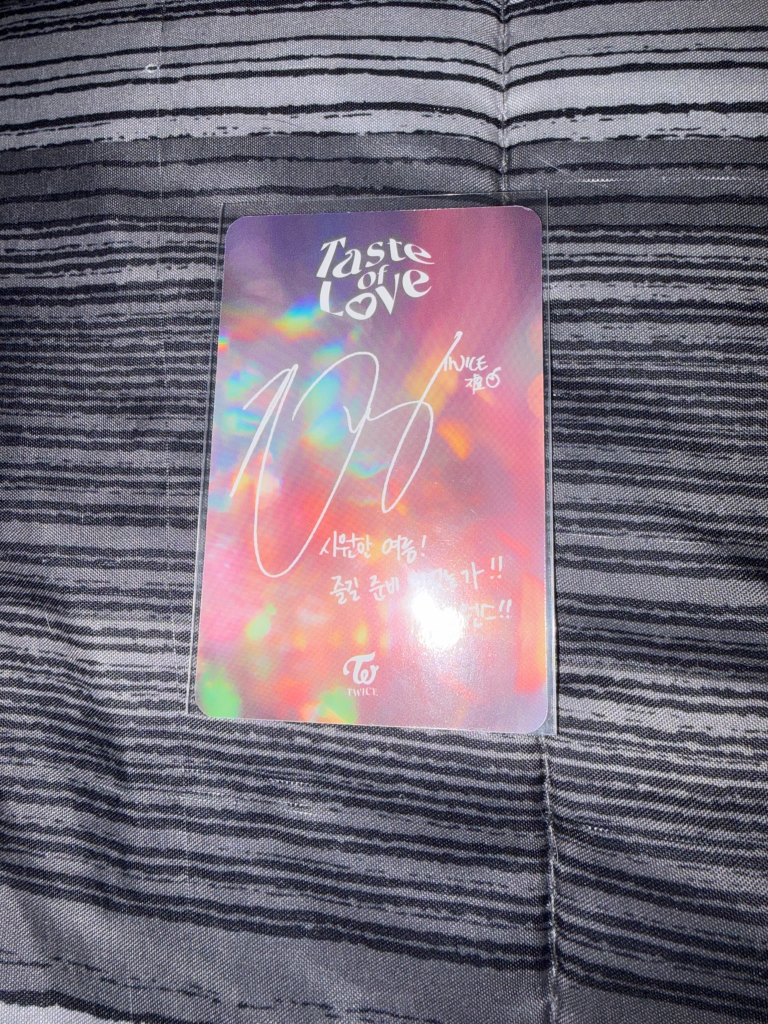 TWICE Jihyo TWICE - Jihyo - Taste of Love Album album photocard listing photo 2