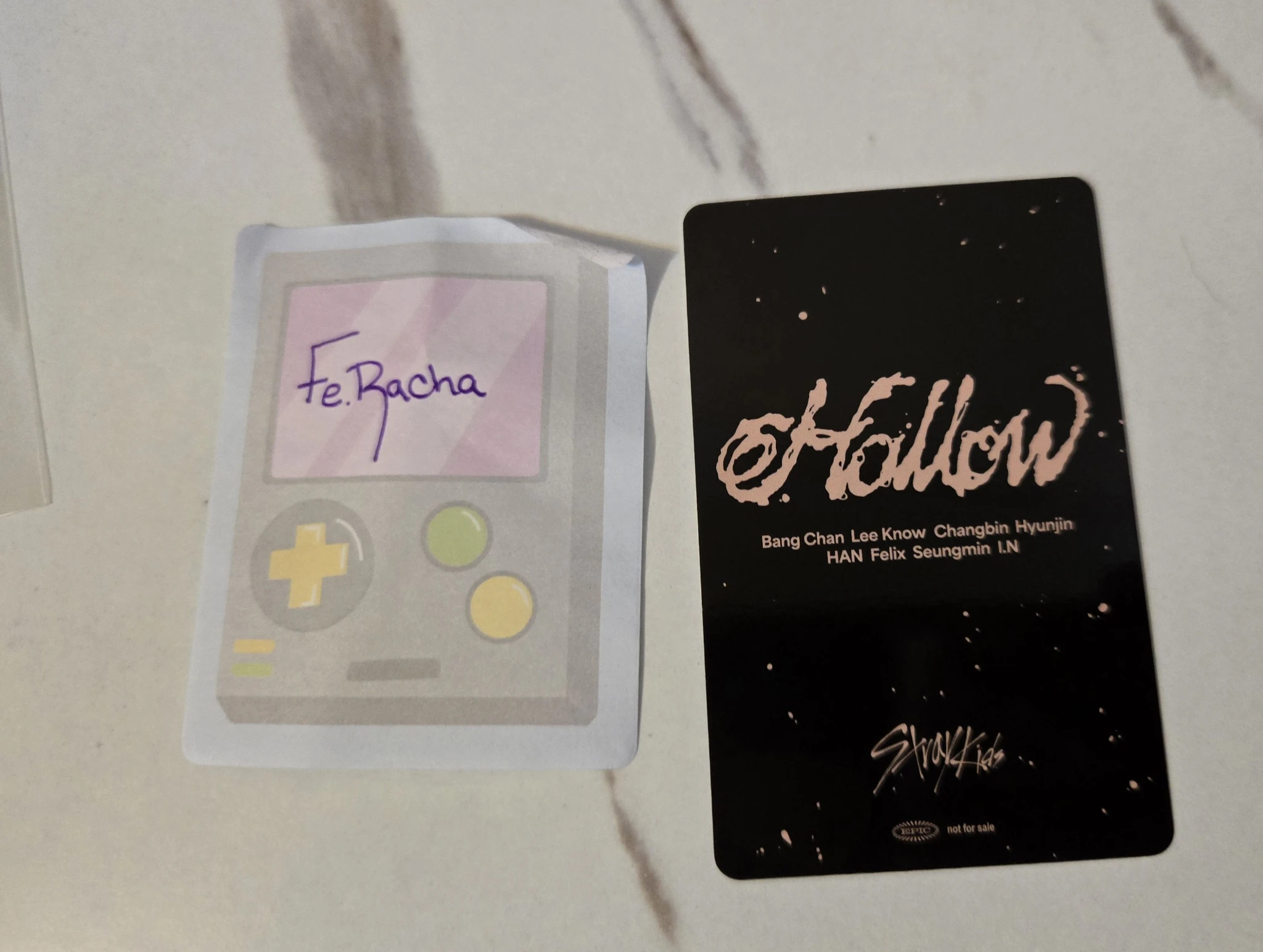 Stray Kids Stray Kids - Bang Chan & Seungmin - Hollow Album album photocard jpfc (japan fanclub) listing photo 2