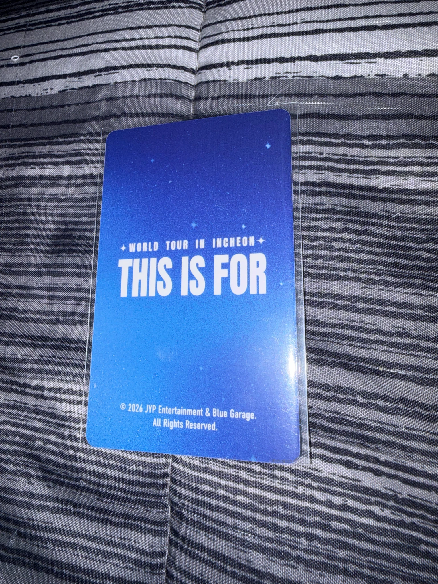 TWICE Jeongyeon TWICE - Jeongyeon - THIS IS FOR WORLD TOUR IN INCHEON DVD & BLU-RAY Other jyp/fans shop pob (pre-order benefit) photocard set listing photo 2