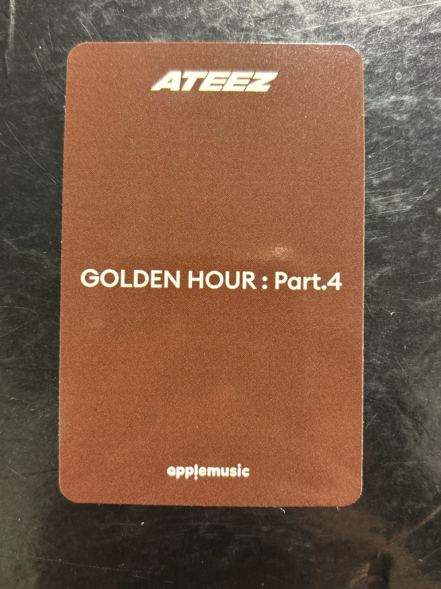 ATEEZ Wooyoung ATEEZ - Wooyoung - Golden Hour : Part.4 Album apple music fansign listing photo 2