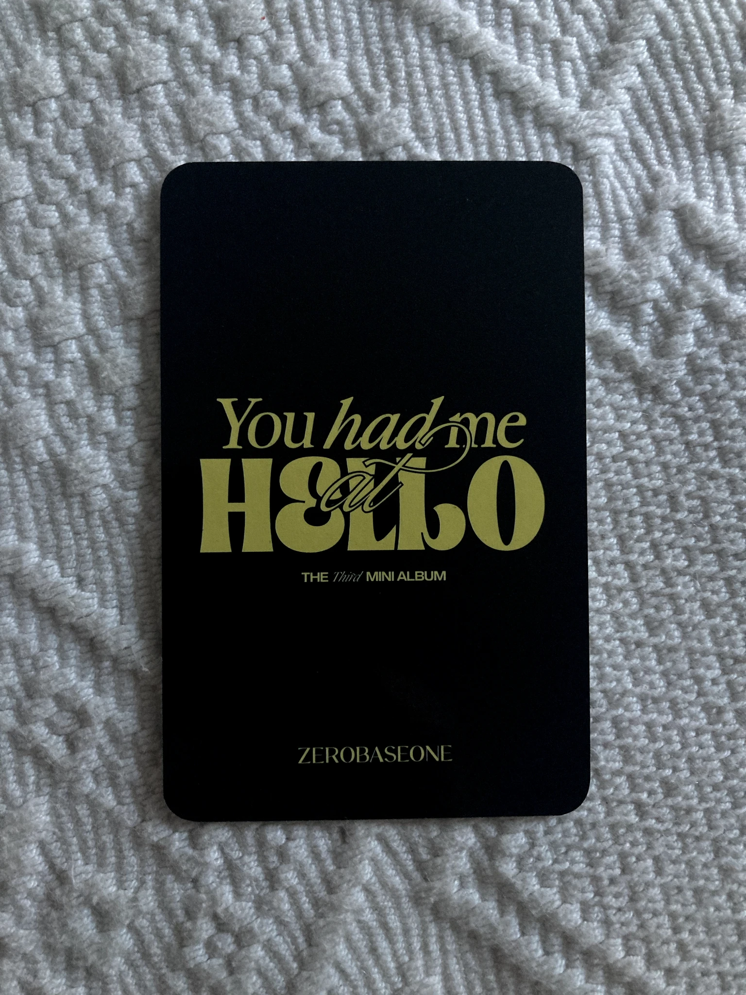 ZEROBASEONE Matthew ZEROBASEONE - Matthew - You Had Me at Hello Album ktown4u lucky draw (LD) digipack version listing photo 2