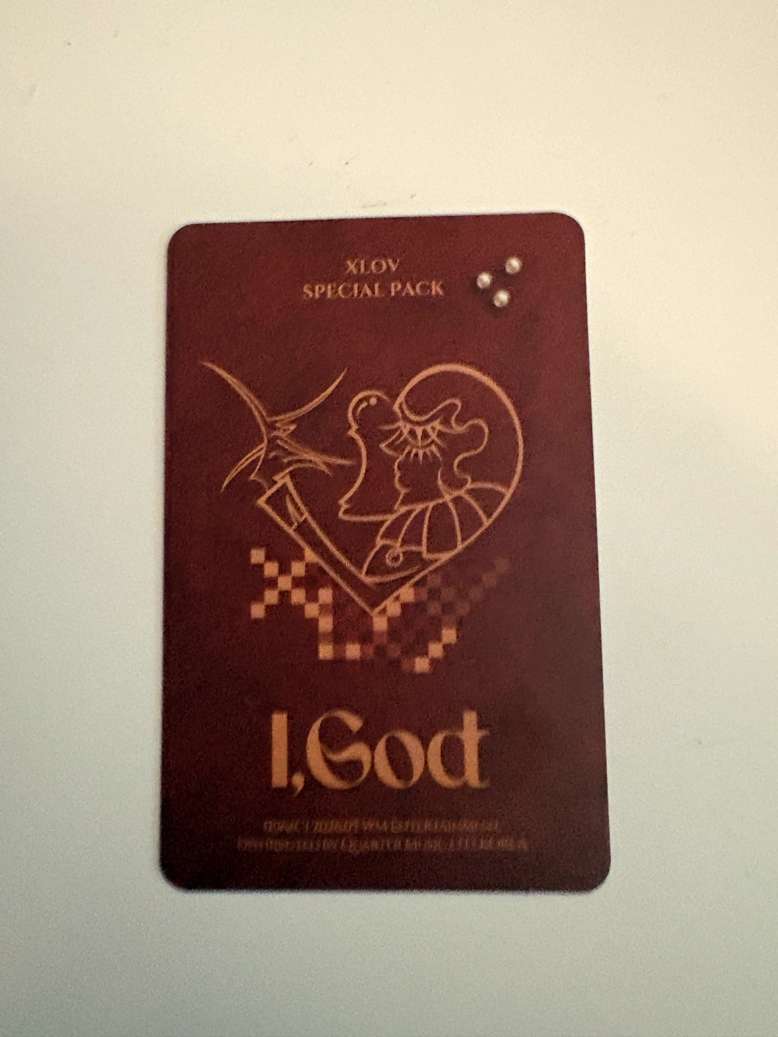 XLOV Haru XLOV - Haru - I, God Album special pack album photocard listing photo 2