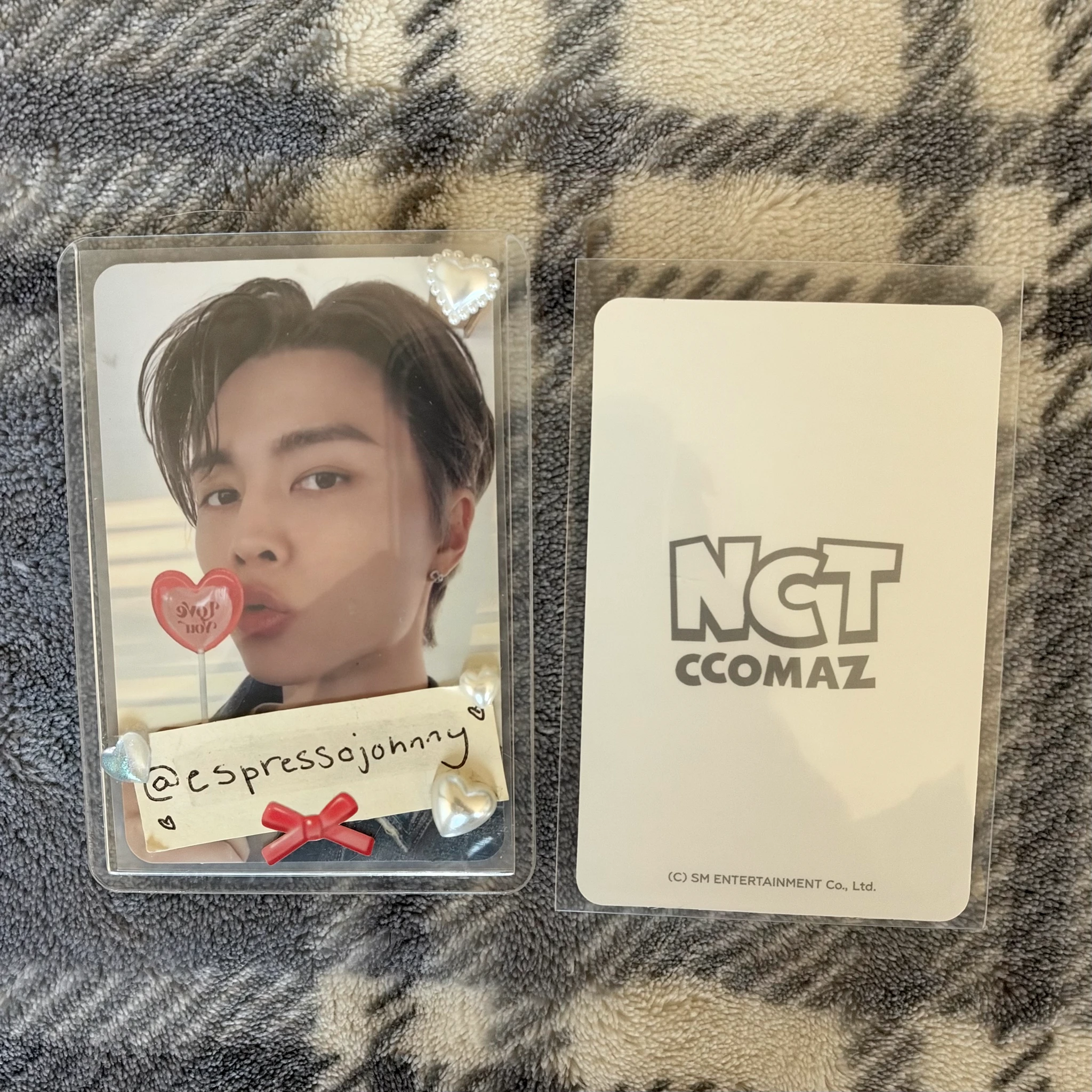 NCT Jungwoo NCT - Jungwoo - 2023 NCT CCOMAZ GROCERY STORE POP-UP Other merch photocard trading card selfie version green version listing photo 2