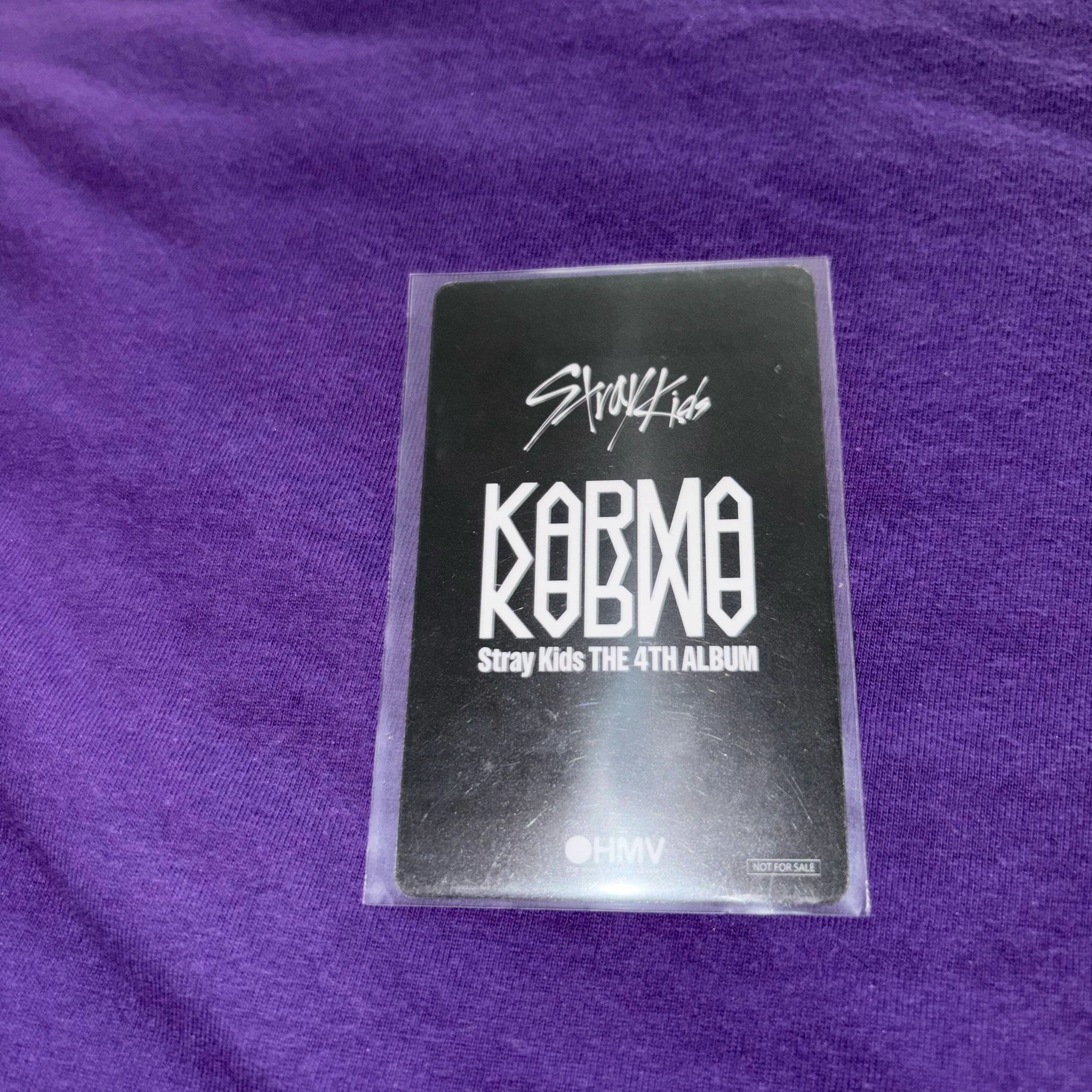 Stray Kids Hyunjin Stray Kids - Hyunjin - KARMA Album hmv japan A version lucky draw (LD) listing photo 2