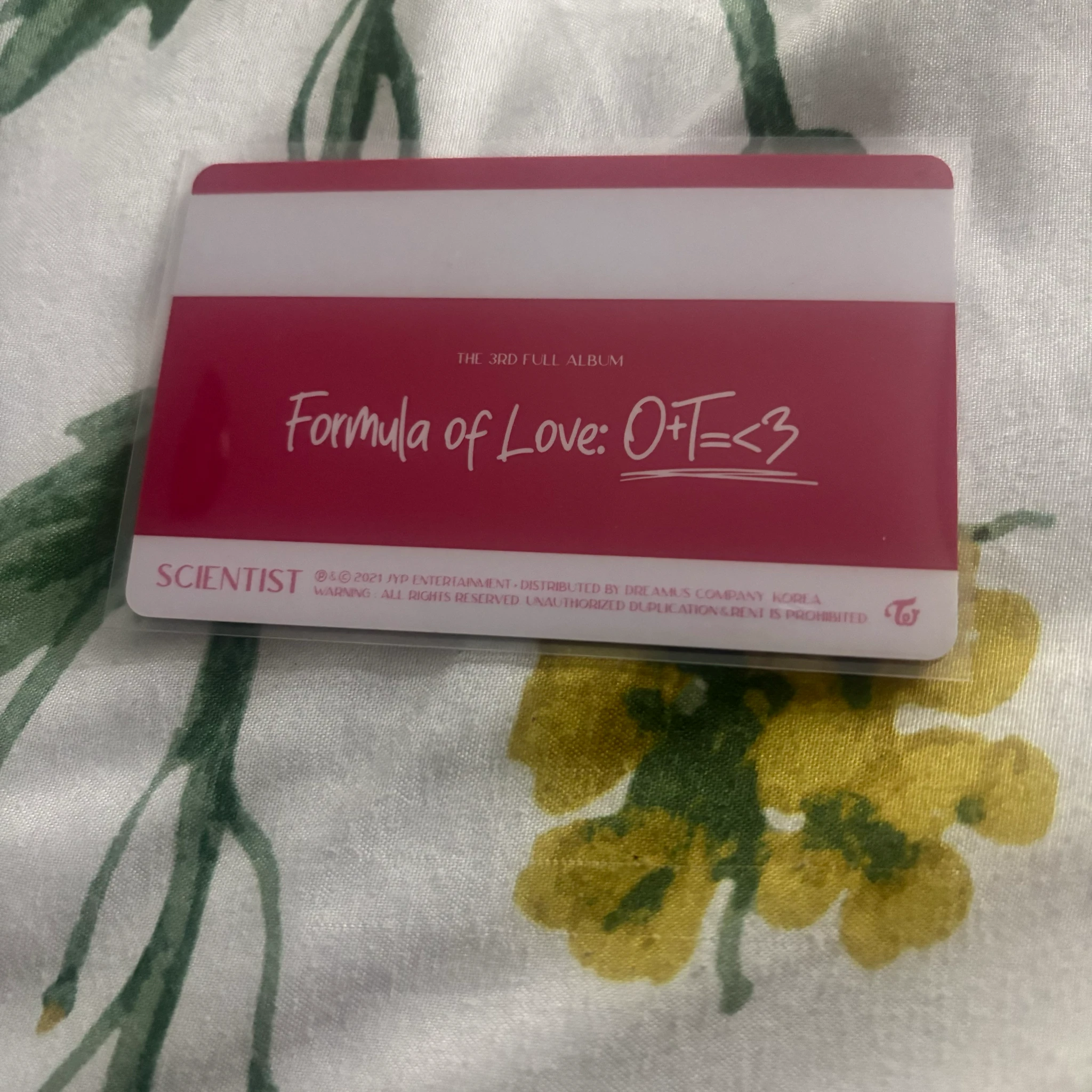 TWICE Sana TWICE-Sana-Album-Formula of Love: O+T=<3 listing photo 2