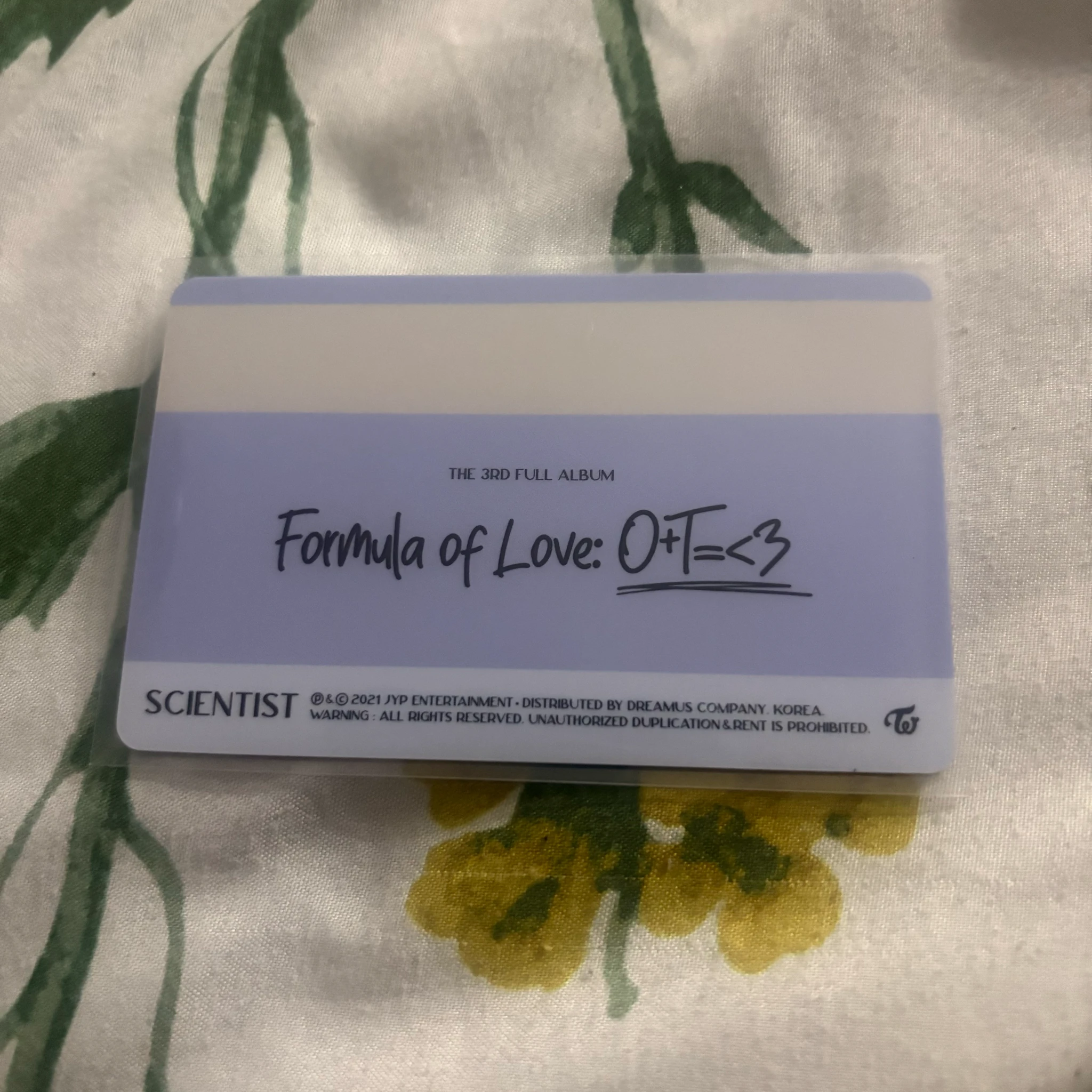 TWICE Chaeyoung TWICE-Chaeyoung-Album-Formula of Love: O+T=<3 listing photo 2