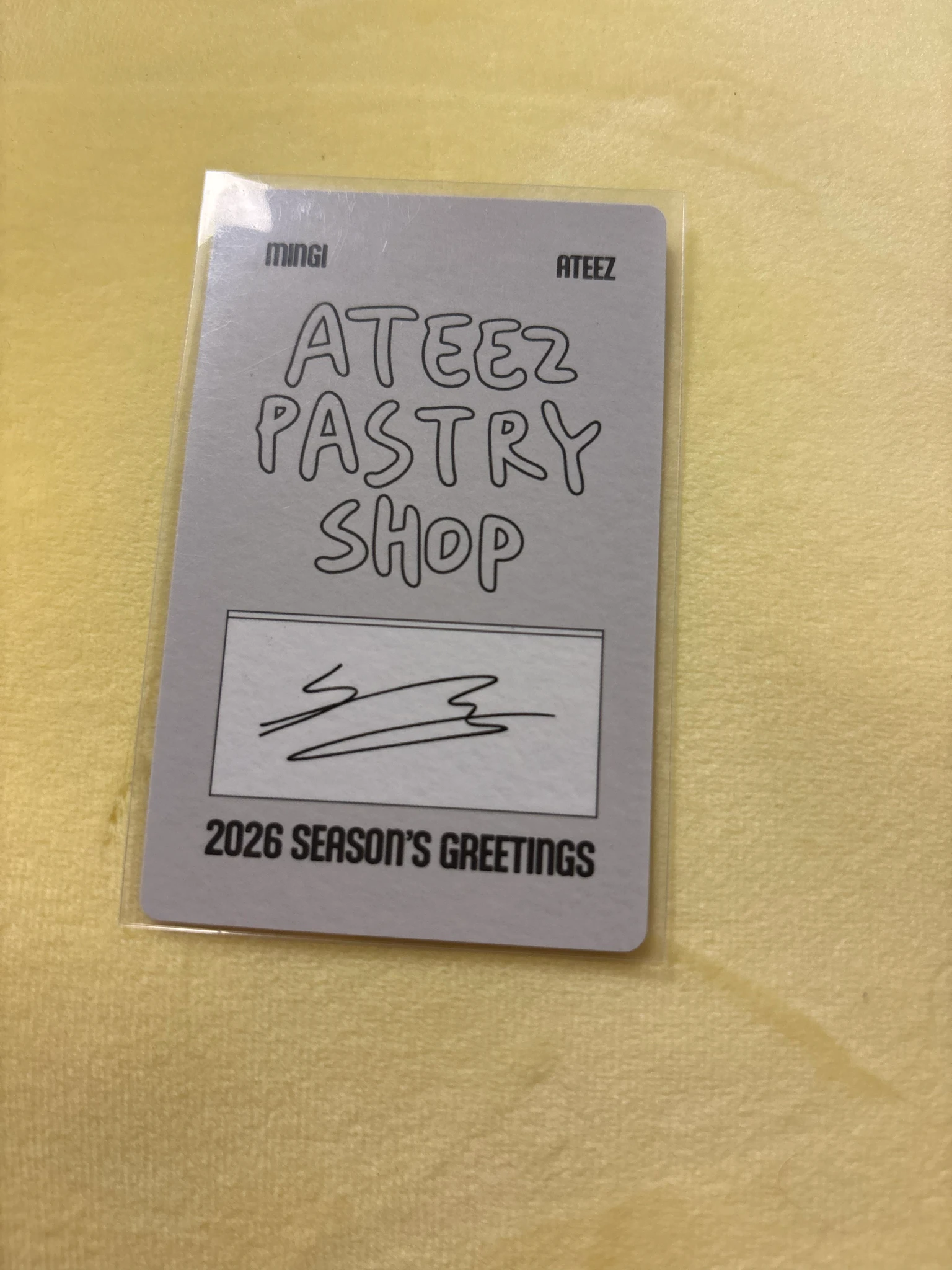 ATEEZ Mingi ATEEZ - Mingi - 2026 SEASONS GREETINGS Other listing photo 2