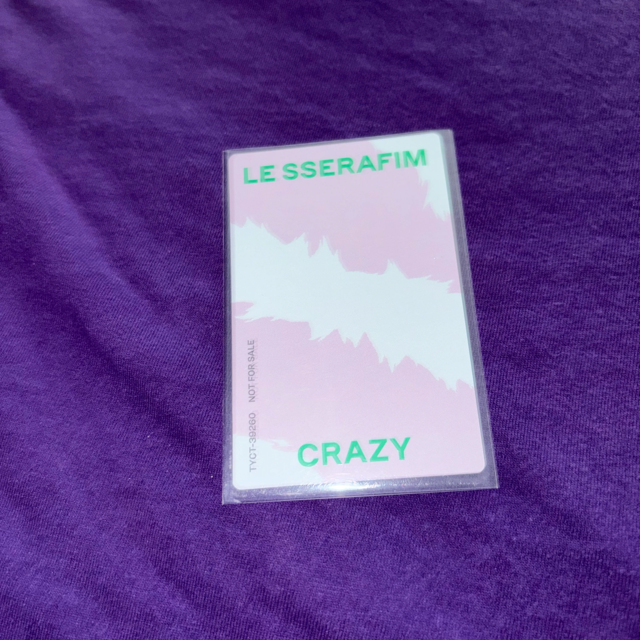 LE SSERAFIM Kazuha LE SSERAFIM - Kazuha - CRAZY (Japanese Ver.) Album standard version listing photo 2