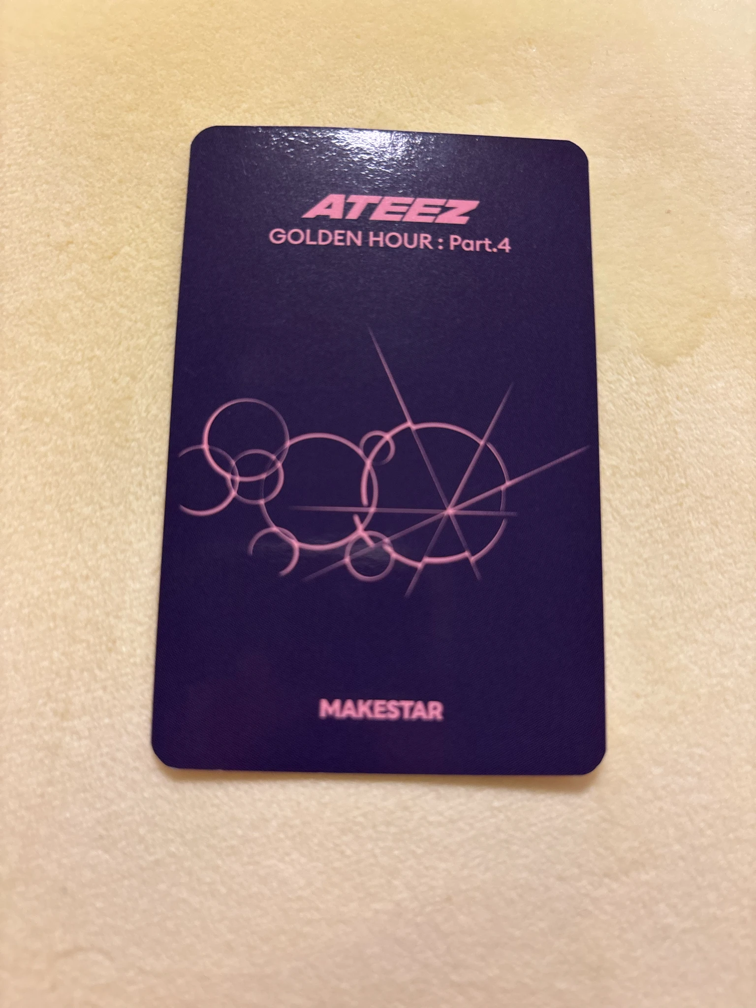 ATEEZ Jongho ATEEZ - Jongho - Golden Hour : Part.4 Album pob (pre-order benefit) makestar lucky draw poca album video call (fancall) listing photo 2