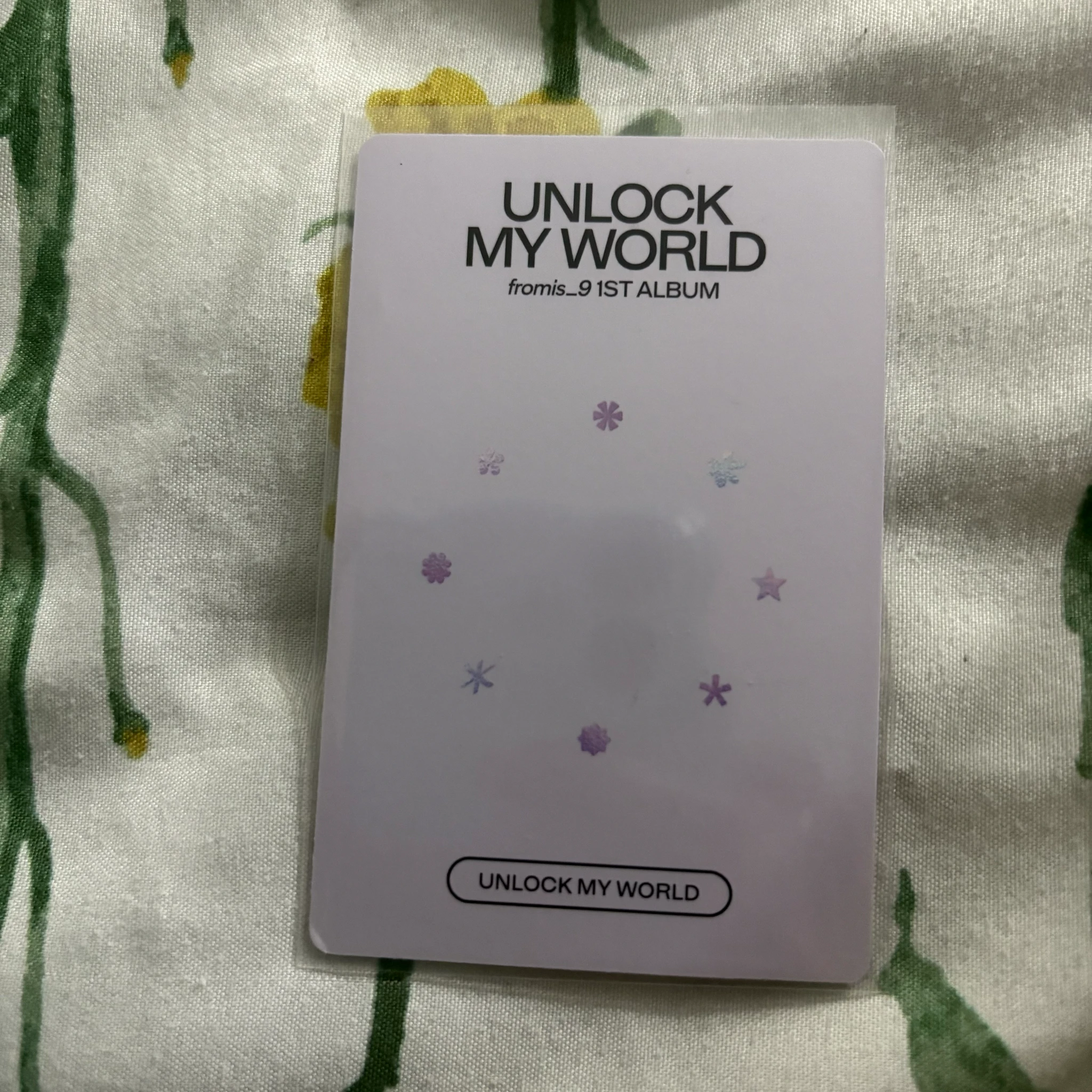 fromis_9 Nagyung fromis_9 - Nagyung - Unlock My World Album album photocard compact version listing photo 2