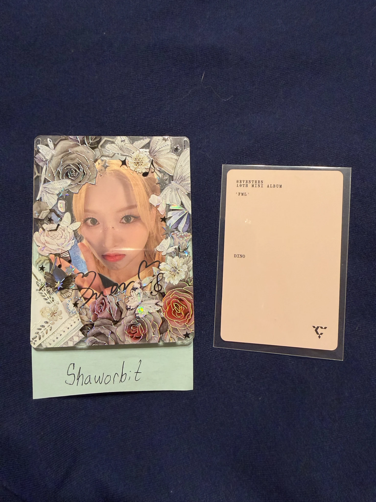 SEVENTEEN Dino SEVENTEEN - Dino - FML Album carat version photocard set listing photo 2