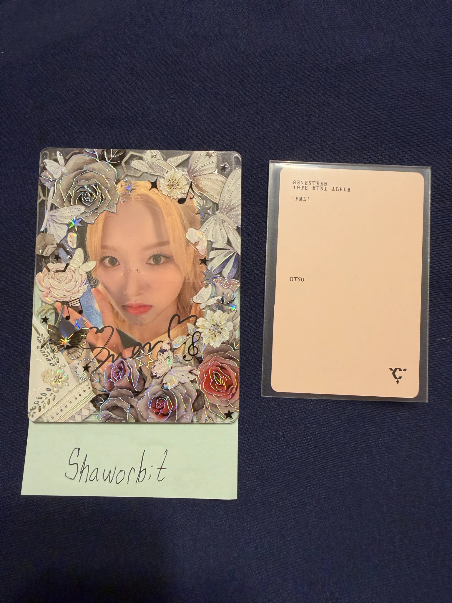 SEVENTEEN Dino SEVENTEEN - Dino - FML Album carat version photocard set listing photo 2
