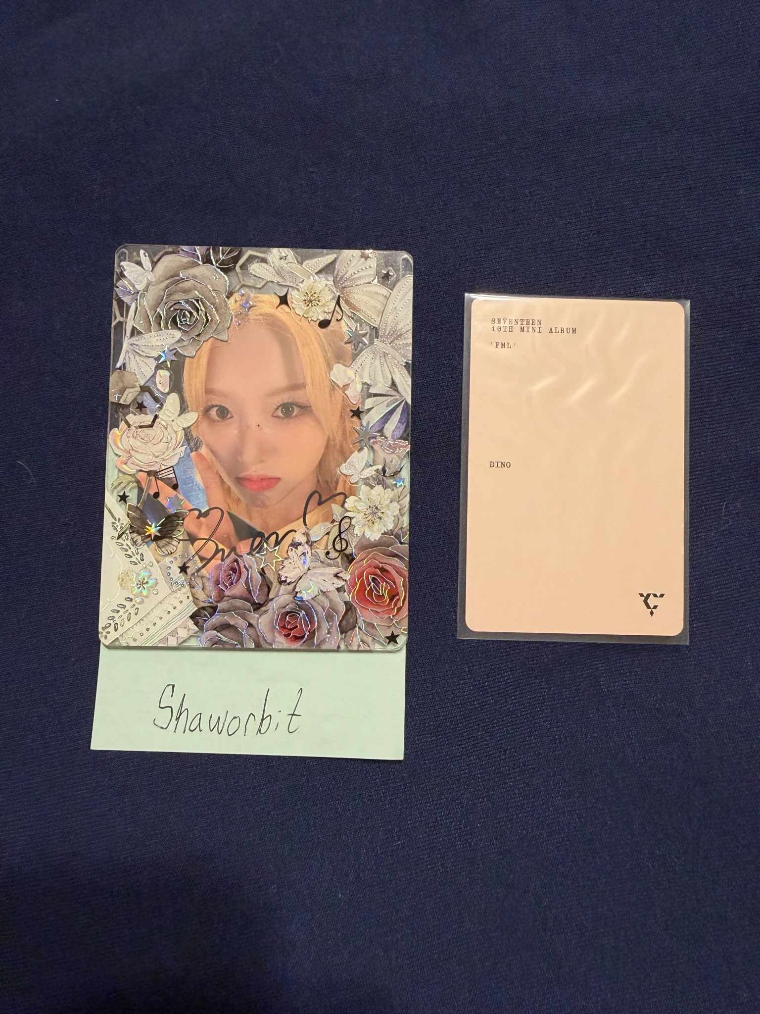 SEVENTEEN Dino SEVENTEEN - Dino - FML Album carat version photocard set listing photo 2