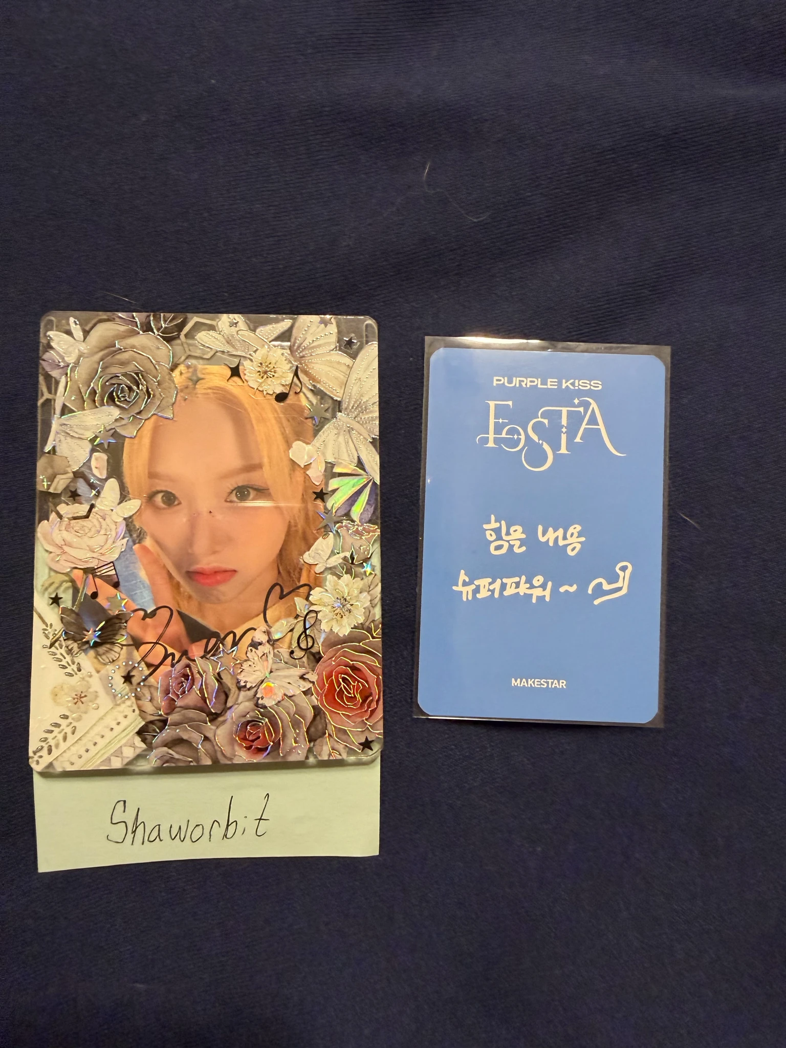 PURPLE KISS Dosie PURPLE KISS - FESTA Album purchase benefit makestar round 3 video call (fancall) listing photo 2