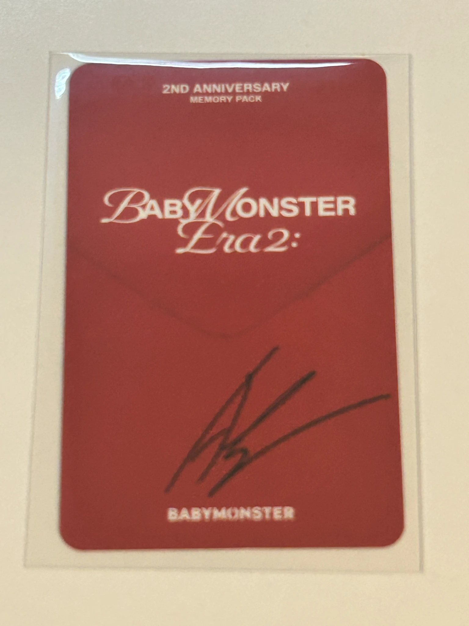 BABYMONSTER Ahyeon BABYMONSTER - Ahyeon - Babymonster Era2 : 2nd Anniversary  Other merch photocard kpop nara listing photo 2