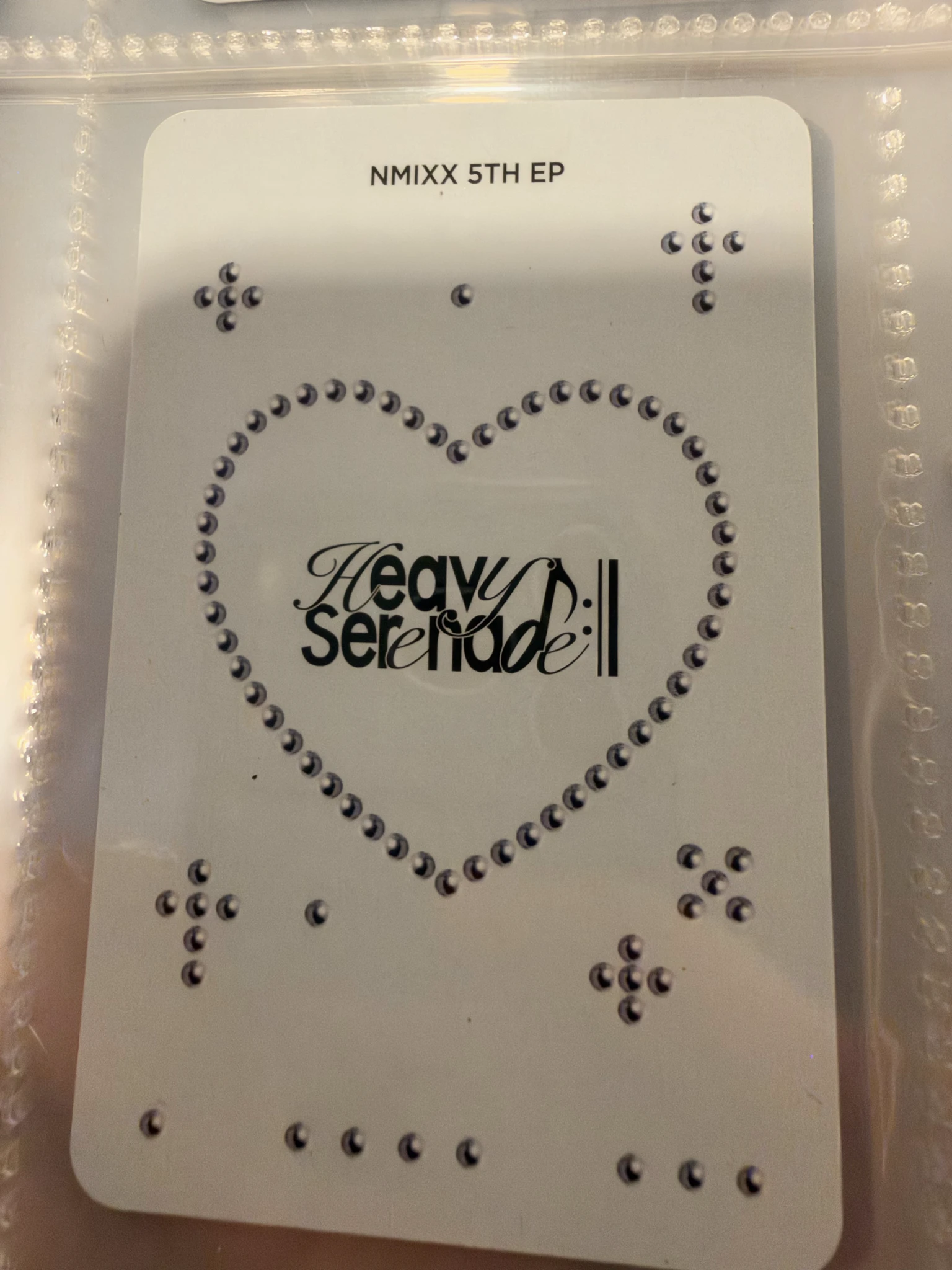 NMIXX Haewon NMIXX - Haewon - Heavy Serenade Album album photocard heavy version listing photo 2