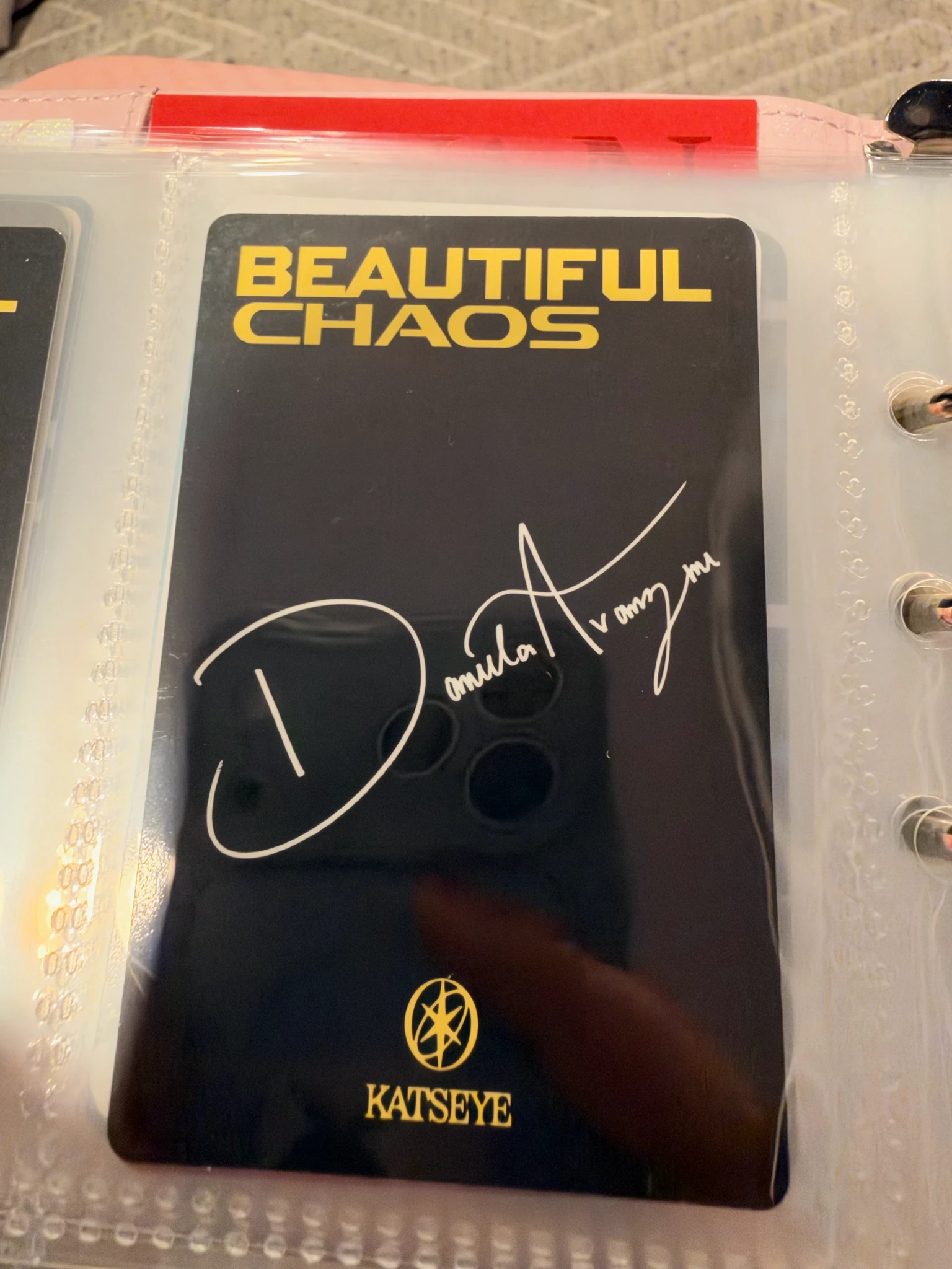 KATSEYE Daniela KATSEYE - Daniela - BEAUTIFUL CHAOS Album album photocard chaotic version listing photo 2