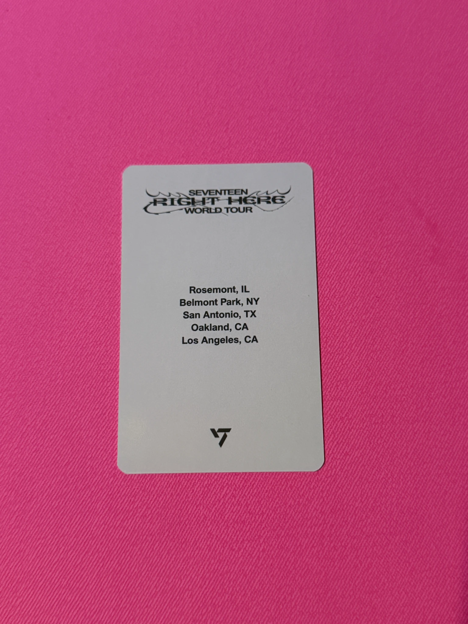 SEVENTEEN Vernon SEVENTEEN - Vernon - [RIGHT HERE] WORLD TOUR Event caratworld windbreaker lucky draw (LD) merch photocard listing photo 2