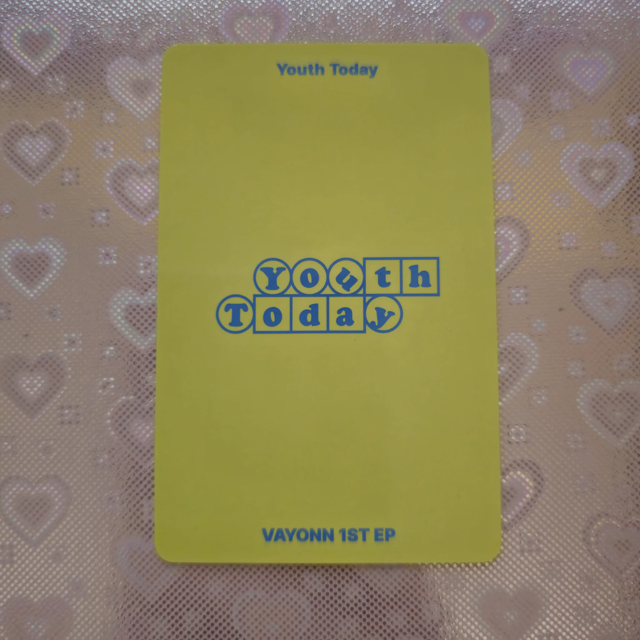 VAYONN Jinyu VAYONN - Jinyu - Youth Today Album album photocard youth version listing photo 2