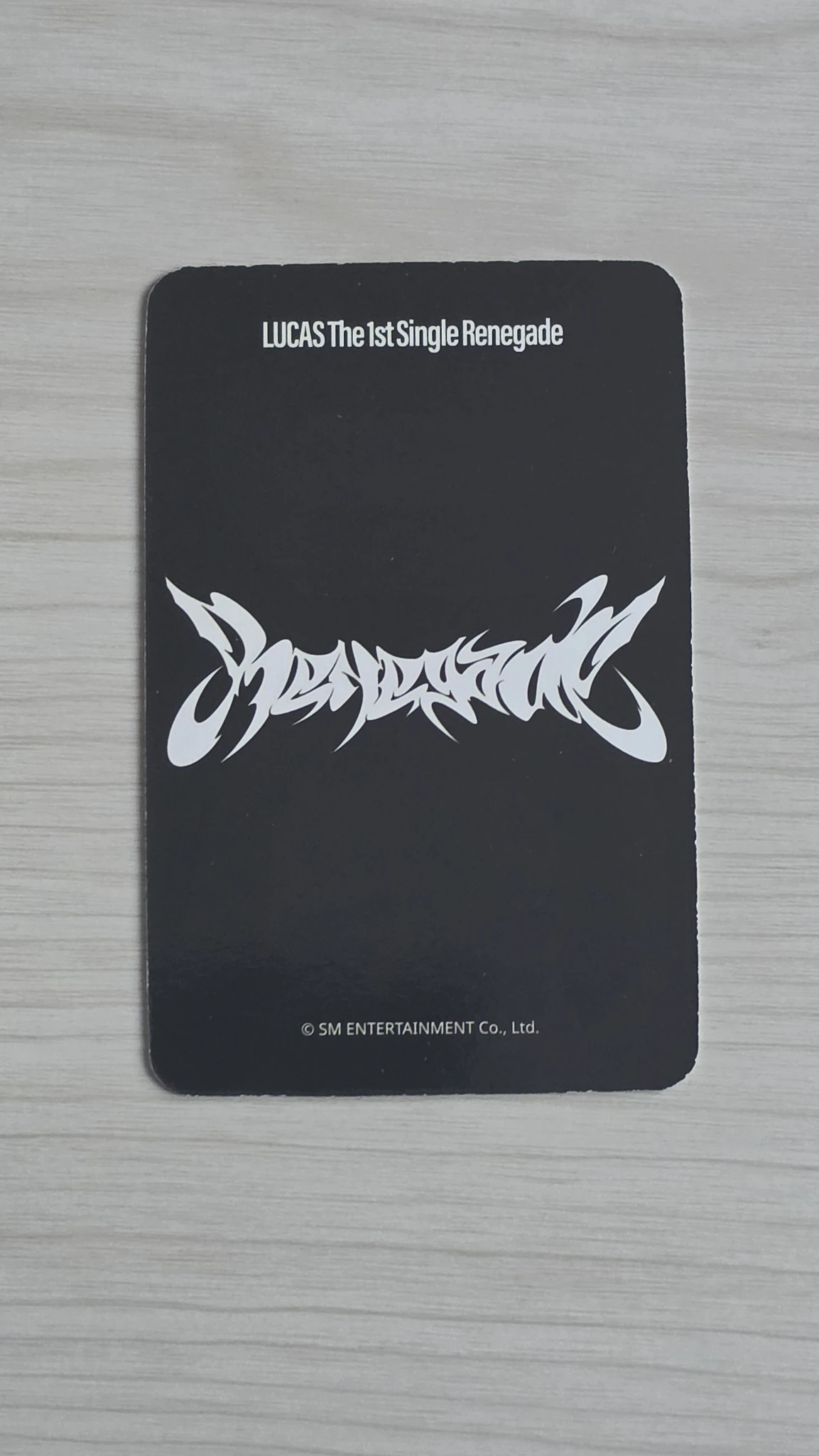 Lucas Lucas Lucas - Lucas - Renegade  Album fansign apple music listing photo 2