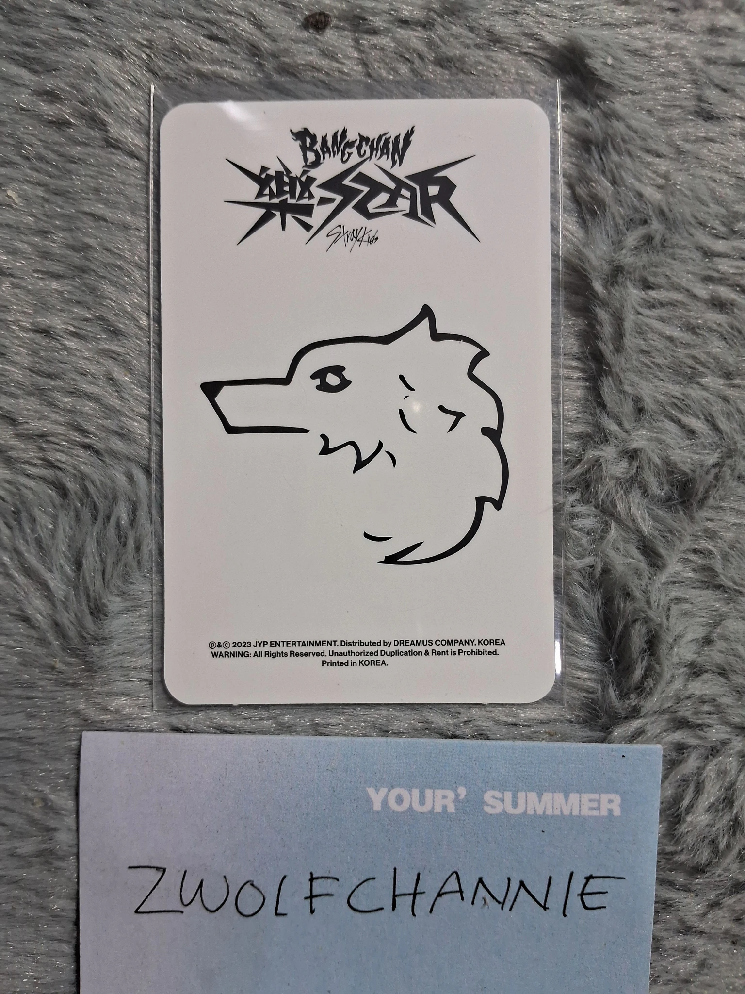 Stray Kids Bang Chan Stray Kids - Bang Chan - Rock-Star Album soundwave lucky draw round 4 listing photo 2