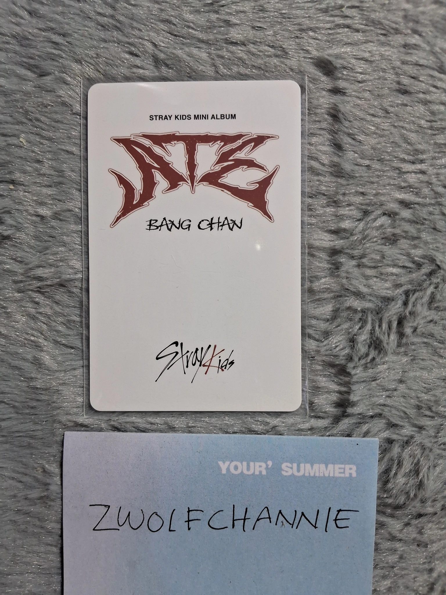 Stray Kids Bang Chan Stray Kids - Bang Chan - ATE Album album photocard nemo version B version listing photo 2