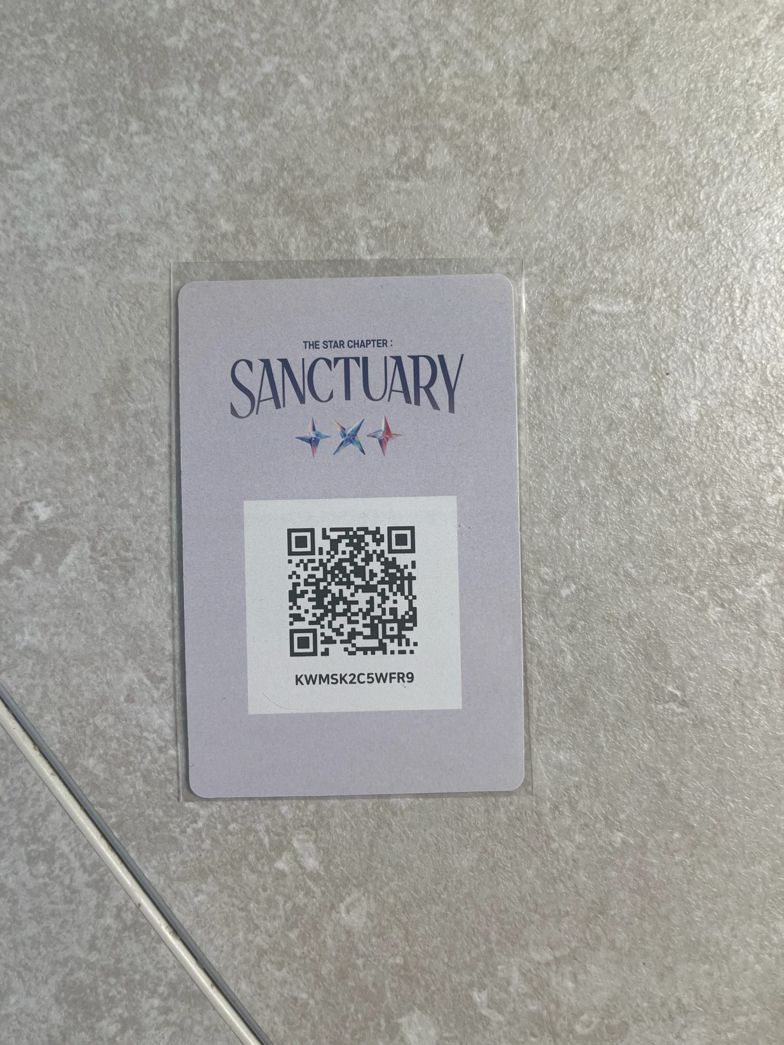 TOMORROW X TOGETHER TOMORROW X TOGETHER - The Star Chapter: Sanctuary Album album inclusion weverse album version qr card listing photo 2