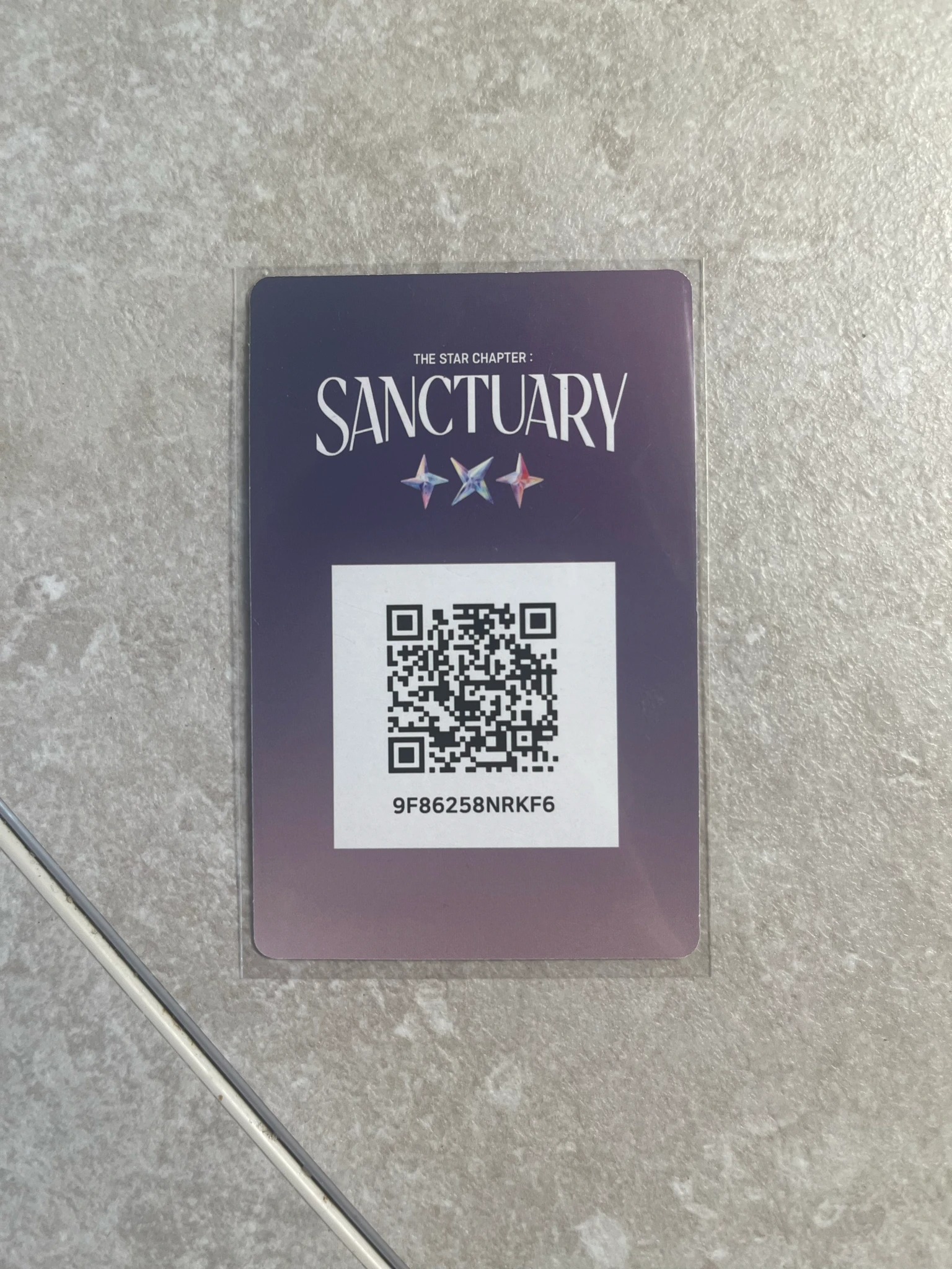 TOMORROW X TOGETHER TOMORROW X TOGETHER - The Star Chapter: Sanctuary Album album inclusion weverse album version qr card listing photo 2