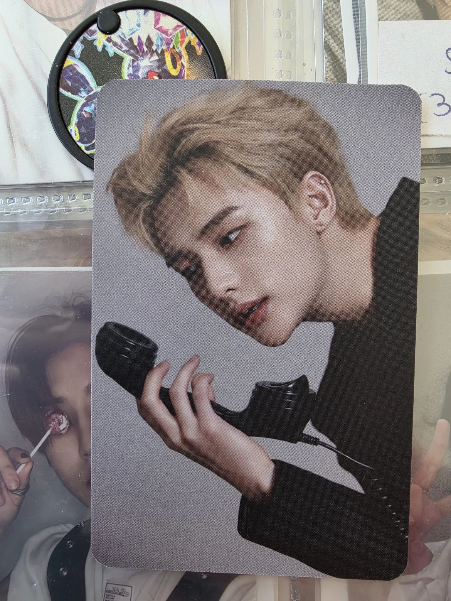 Stray Kids Hyunjin Stray Kids - Hyunjin - NACIFIC  x Stray Kids Other brand collaboration nacific round 18 double-sided front side listing photo 2